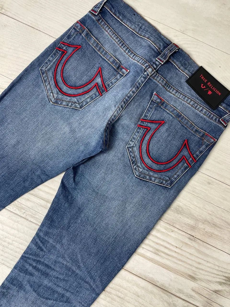 True Religion Vintage True Religion Manchester United Denim Jeans Japan Size US 30 / EU 46 - 15 Thumbnail