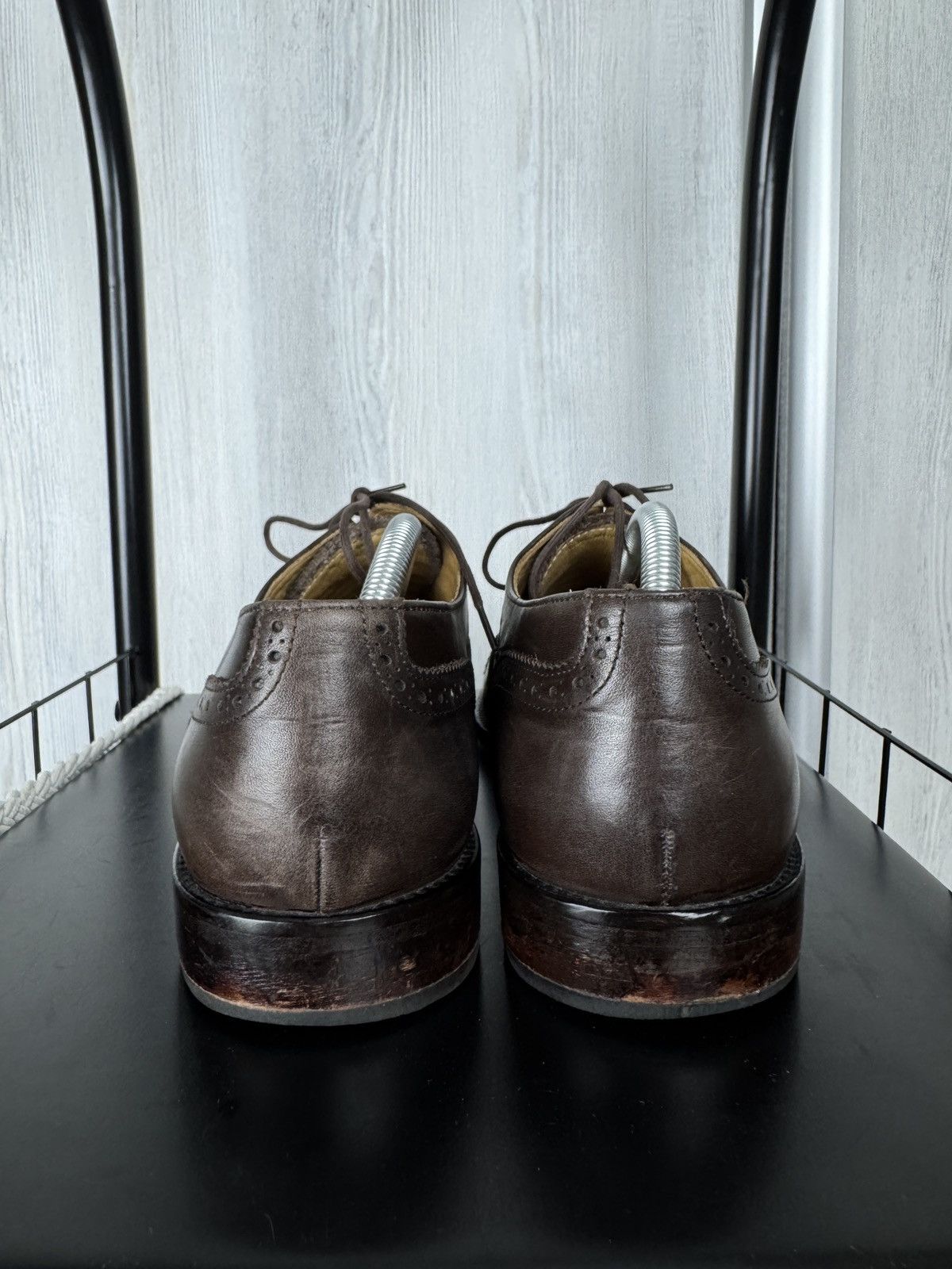 Boggi Boggi Milano Brown Brogues Leather Oxford Lace Up Dress Shoe Size US 9.5 / EU 42-43 - 11 Thumbnail