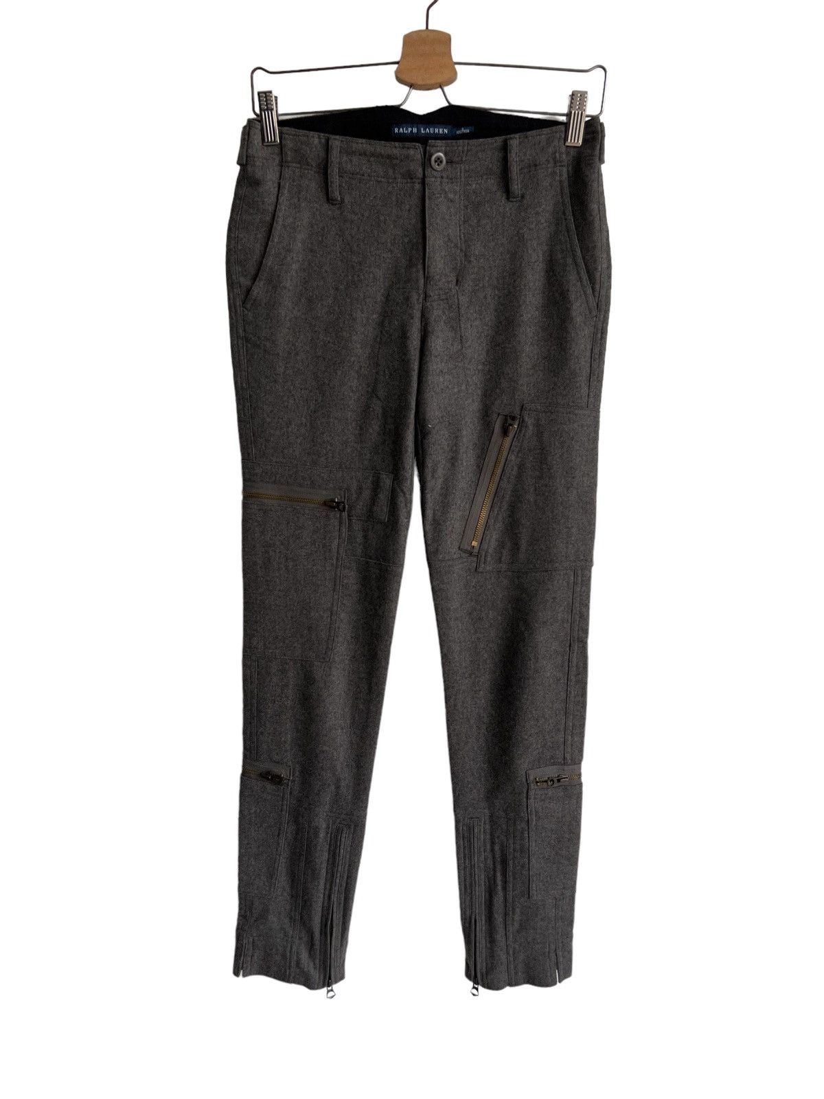 Polo Ralph Lauren Ralph Lauren Parachute Zipper Wool Bondage Tactical Pants Size US 28 / EU 44 - 1 Thumbnail
