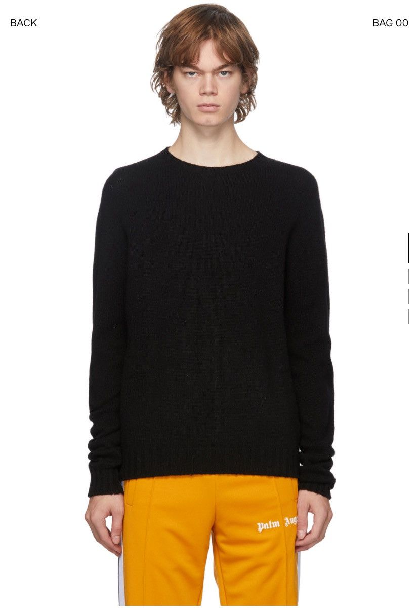 Palm Angels Palm Angels Wool Sweater Black Size M Size US M / EU 48-50 / 2 - 8 Thumbnail