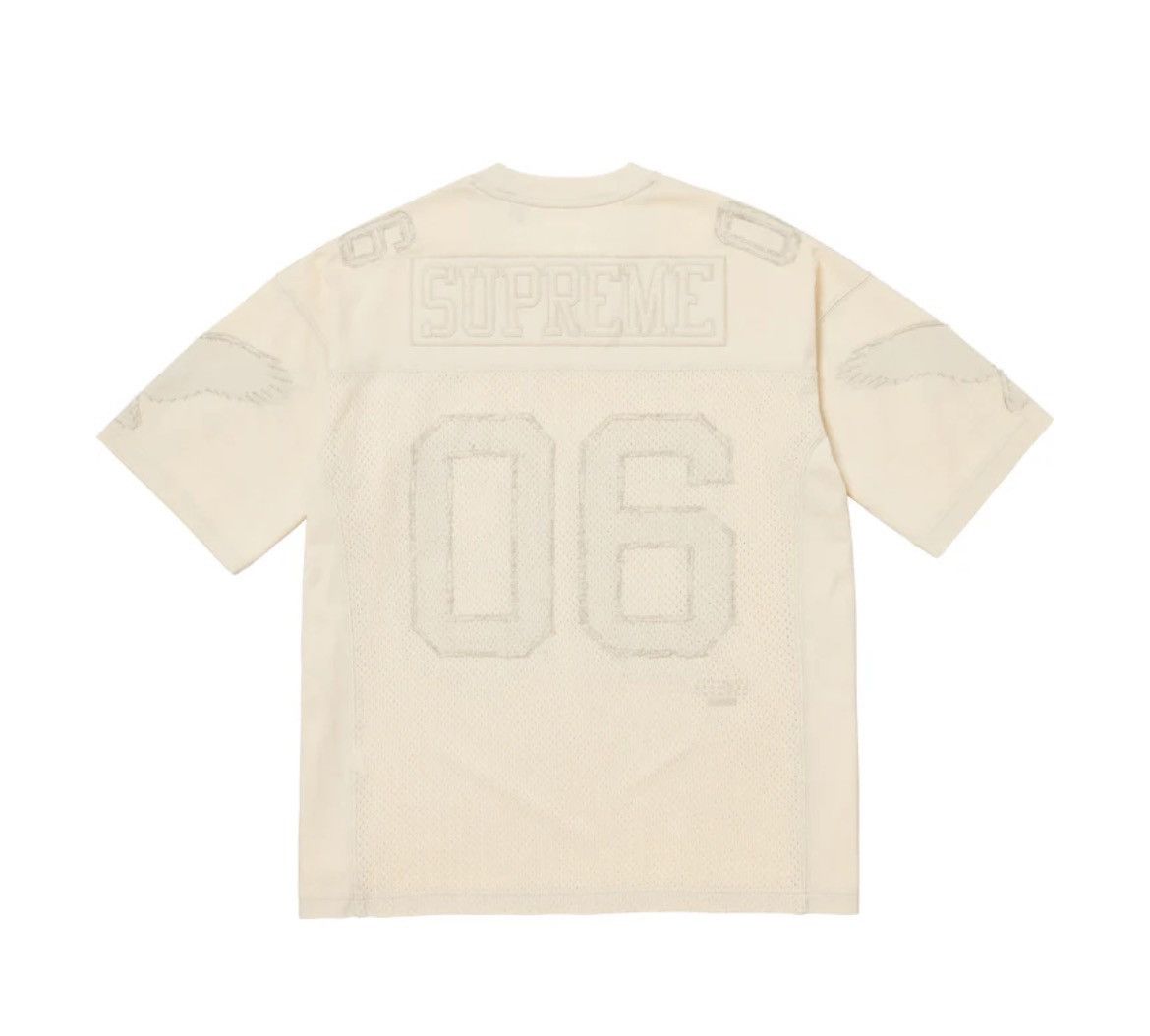 Supreme Supreme Maison Margiela MM6 Cotton Football Jersey SS26 Size US L / EU 52-54 / 3 - 2 Thumbnail