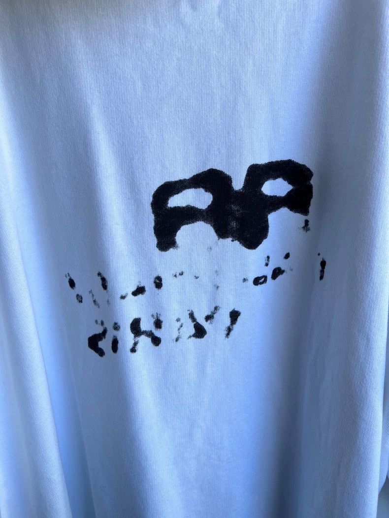 Balenciaga Balenciaga Splash Ink Graffiti Hoodie White Size US S / EU 44-46 / 1 - 7 Thumbnail
