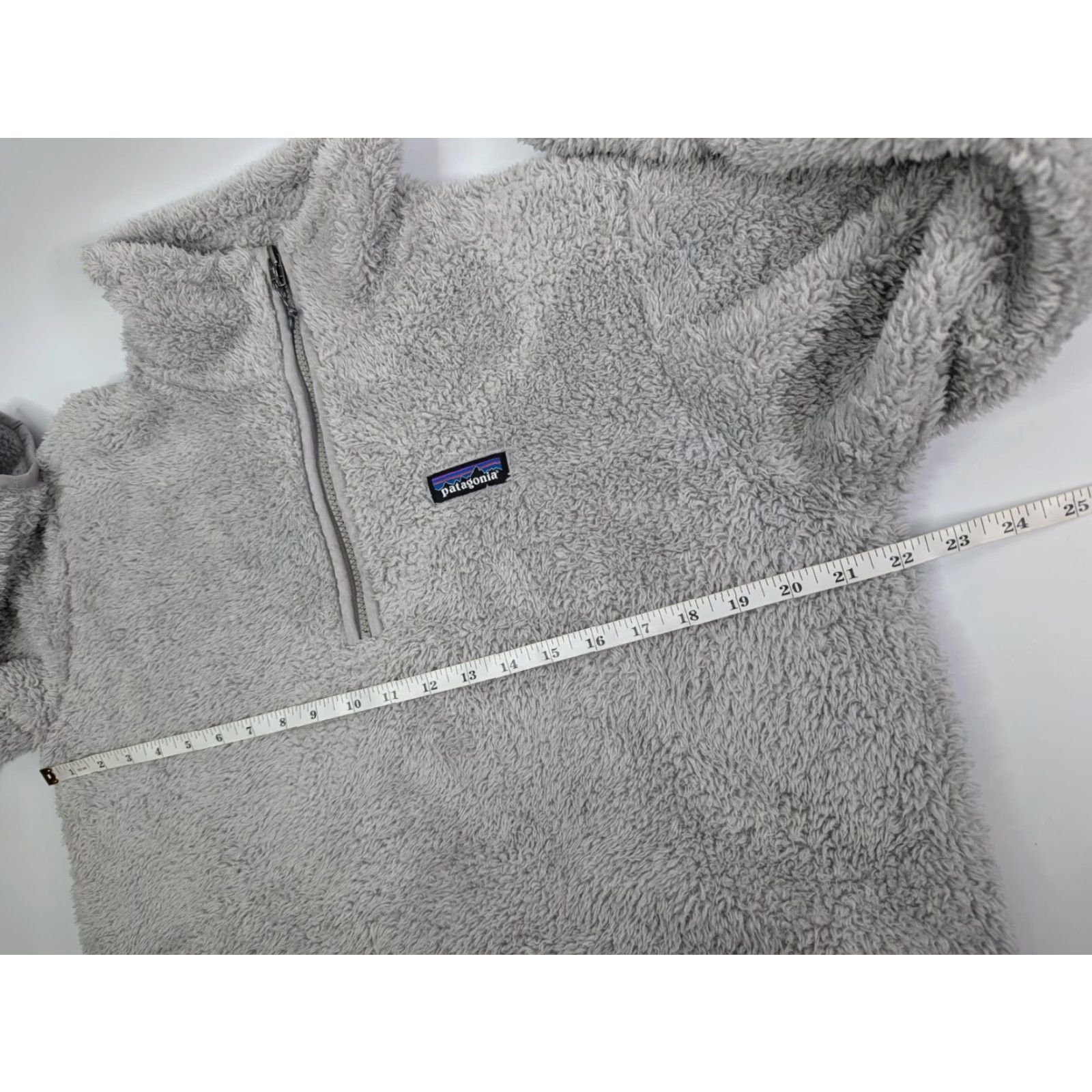 Patagonia Patagonia Pullover Sweater 1/4 Zip Fleece Jacket Women M Gray Size M / US 6-8 / IT 42-44 - 5 Thumbnail