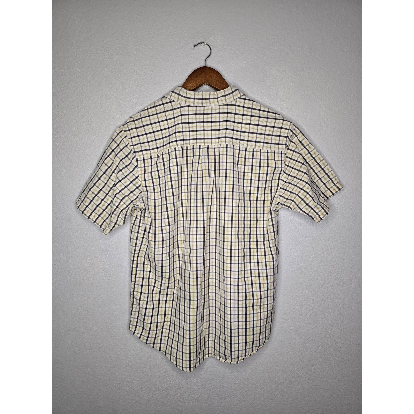 Urban Pipeline Urban Pipeline Shirt L Beige Plaid Short Sleeve Button Up Size US L / EU 52-54 / 3 - 5 Thumbnail