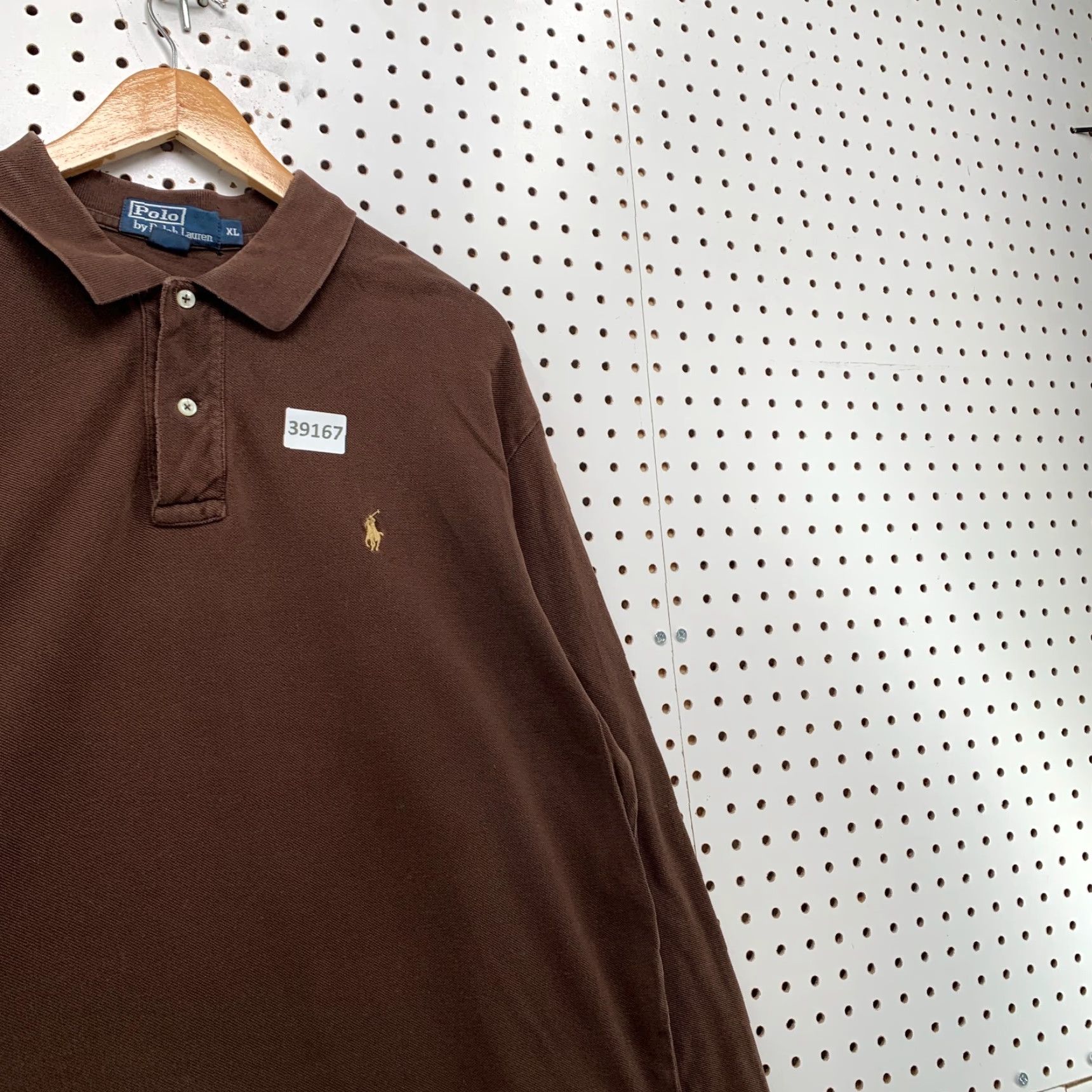 Polo Ralph Lauren VINTAGE Polo Ralph Lauren Collared Shirt Mens XL Brown Long Sleeve Preppy 24x30.5 Mens XL Brown Polo Shirt Mens XL Brown Preppy 90s Size US XL / EU 56 / 4 - 5 Thumbnail