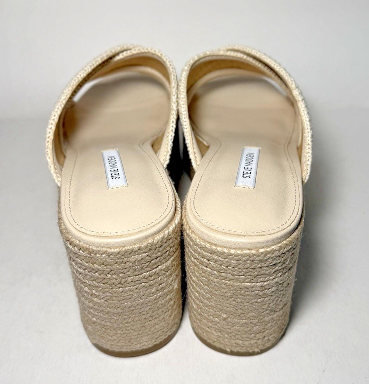 Steve Madden STEVE MADDEN Truthful Crossband Platform Sandals Natural Size US 8.5 / IT 38.5 - 4 Thumbnail