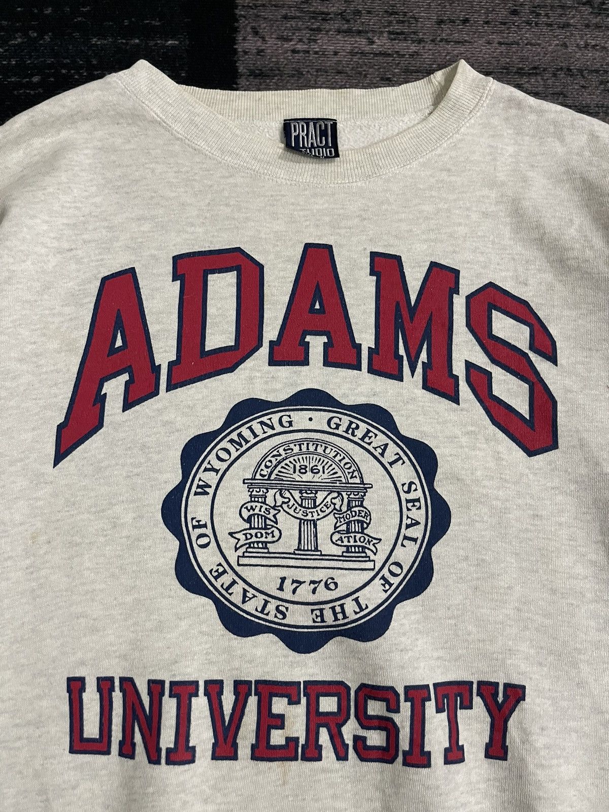 Vintage Vintage University Adams Sweatshirt Size US XL / EU 56 / 4 - 6 Thumbnail