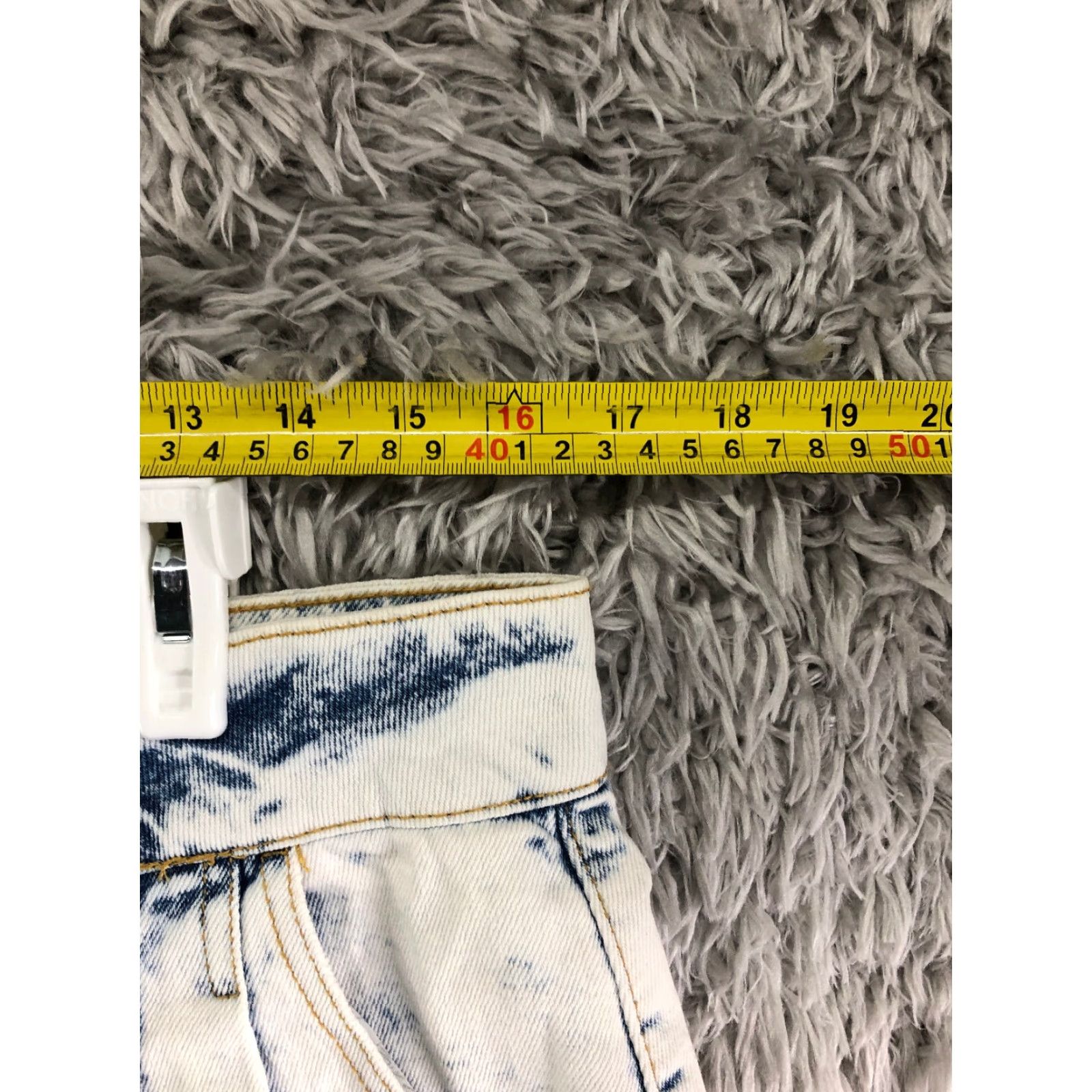 Vintage Wild Fable Highest Rise A-Line Shorts Womens Size 12 Blue Denim Jean Shorts Size 34" / US 12 / IT 48 - 2 Thumbnail
