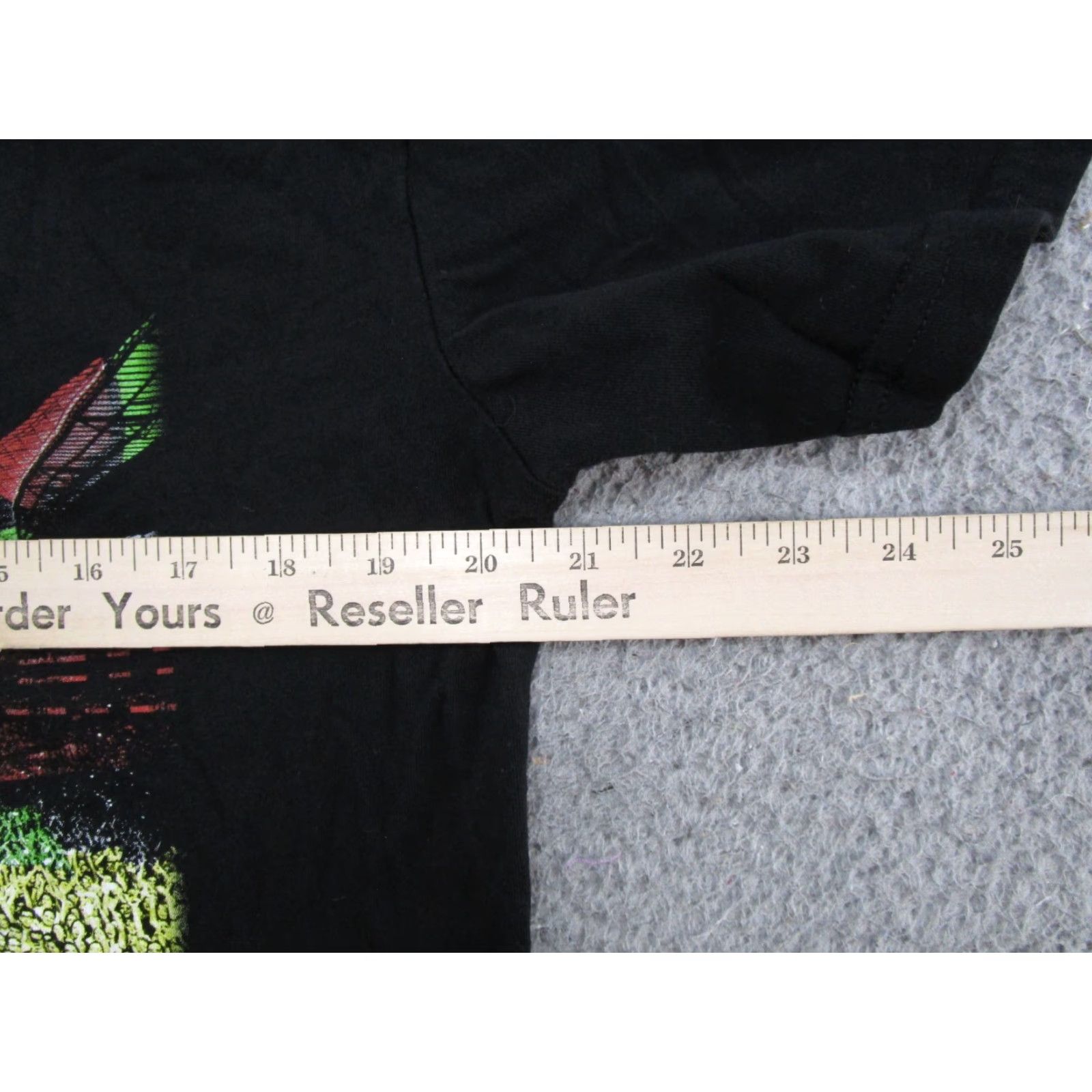 Vintage Ed Sheeran World Tour Concert Shirt M Black Cotton Short Sleeve Crew Neck Double-Sided Stadium Graphic Tee Men Size US M / EU 48-50 / 2 - 5 Thumbnail