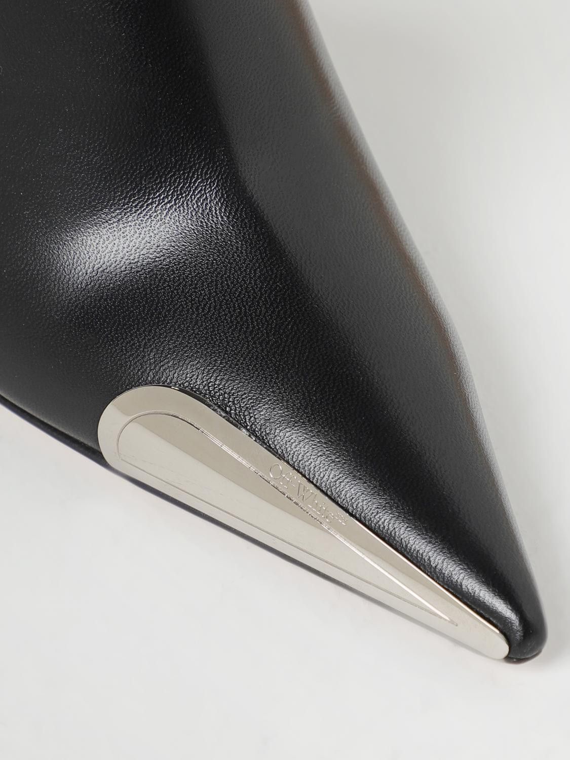 Off-White o1y1225 Leather Mules in Black Size US 8 / IT 38 - 3 Thumbnail