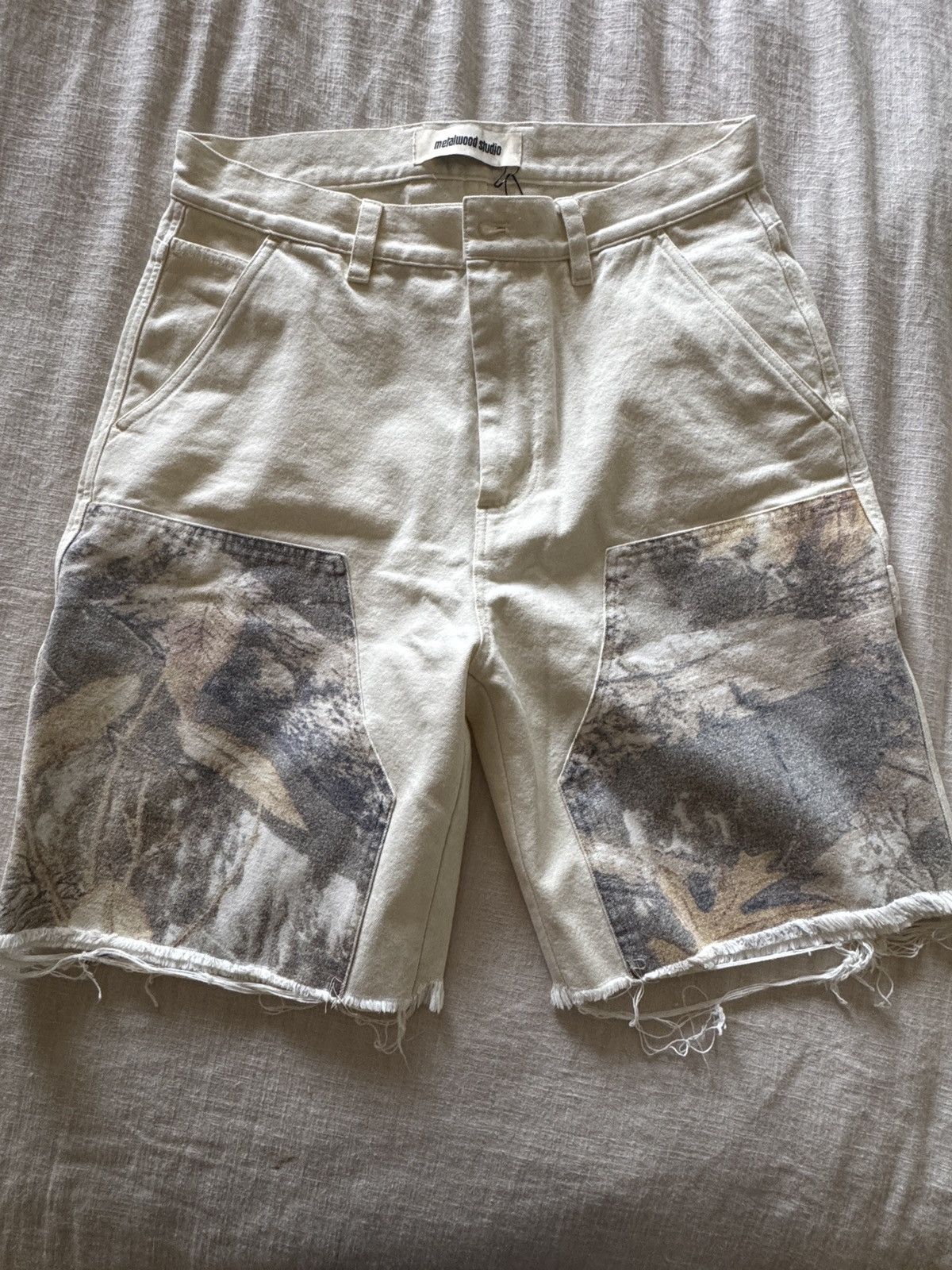 Metalwood Studio Metalwood Studio x SSENSE Cut Off Carpenter Short - 30 NWT Size US 30 / EU 46 - 1 Thumbnail