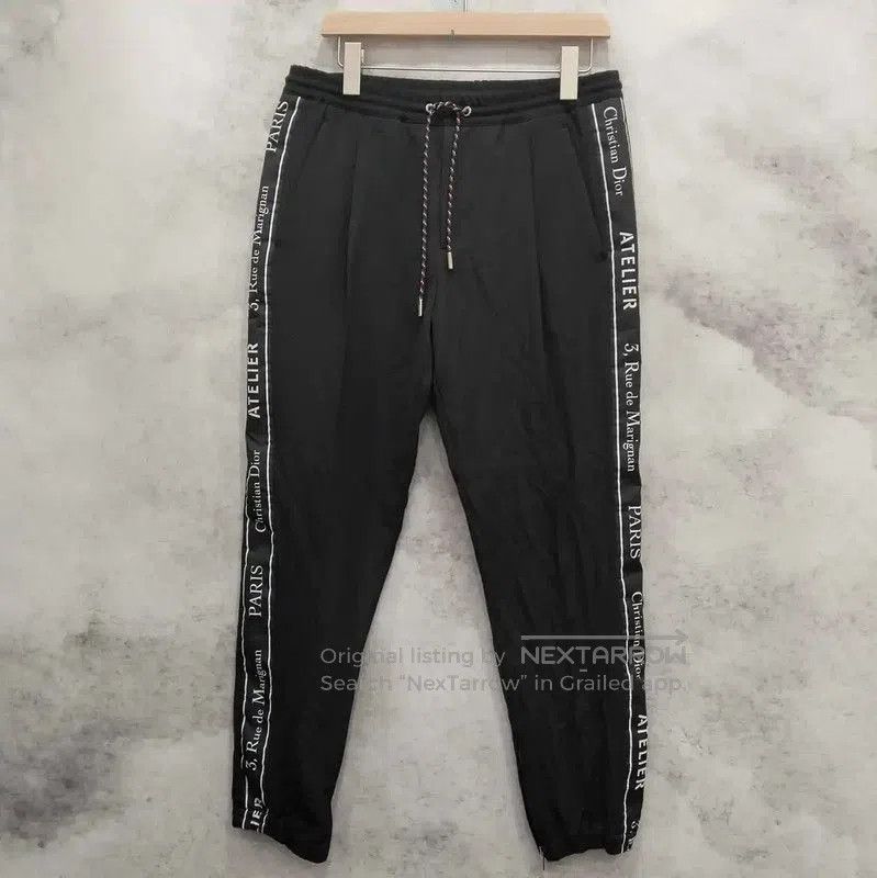 Dior Dior Black Cotton Casual Pants for Men . Size US 34 / EU 50 - 1 Thumbnail