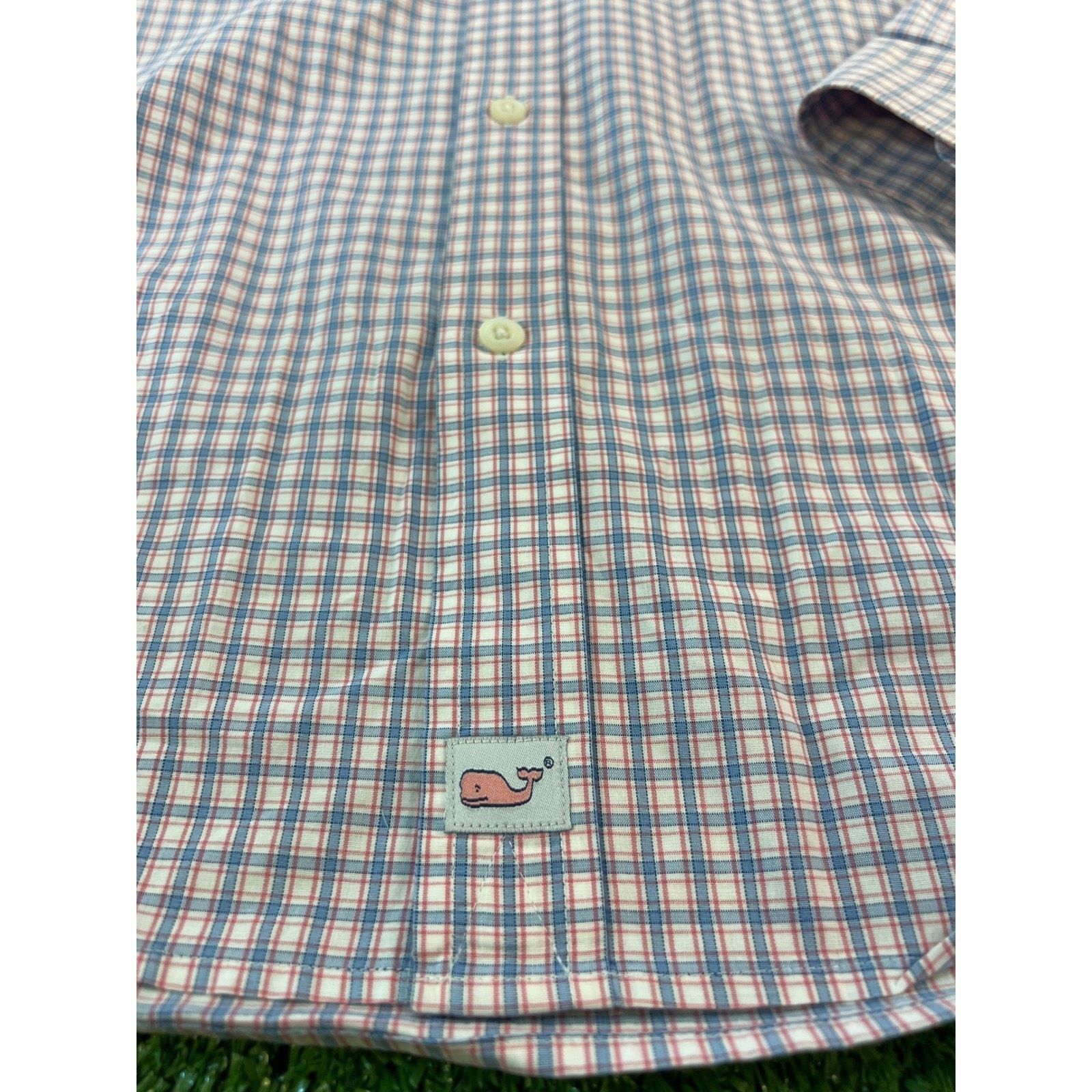Vineyard Vines Vineyard Vines Mens Murray Shirt Blue Pink Micro Check M Size US M / EU 48-50 / 2 - 3 Thumbnail
