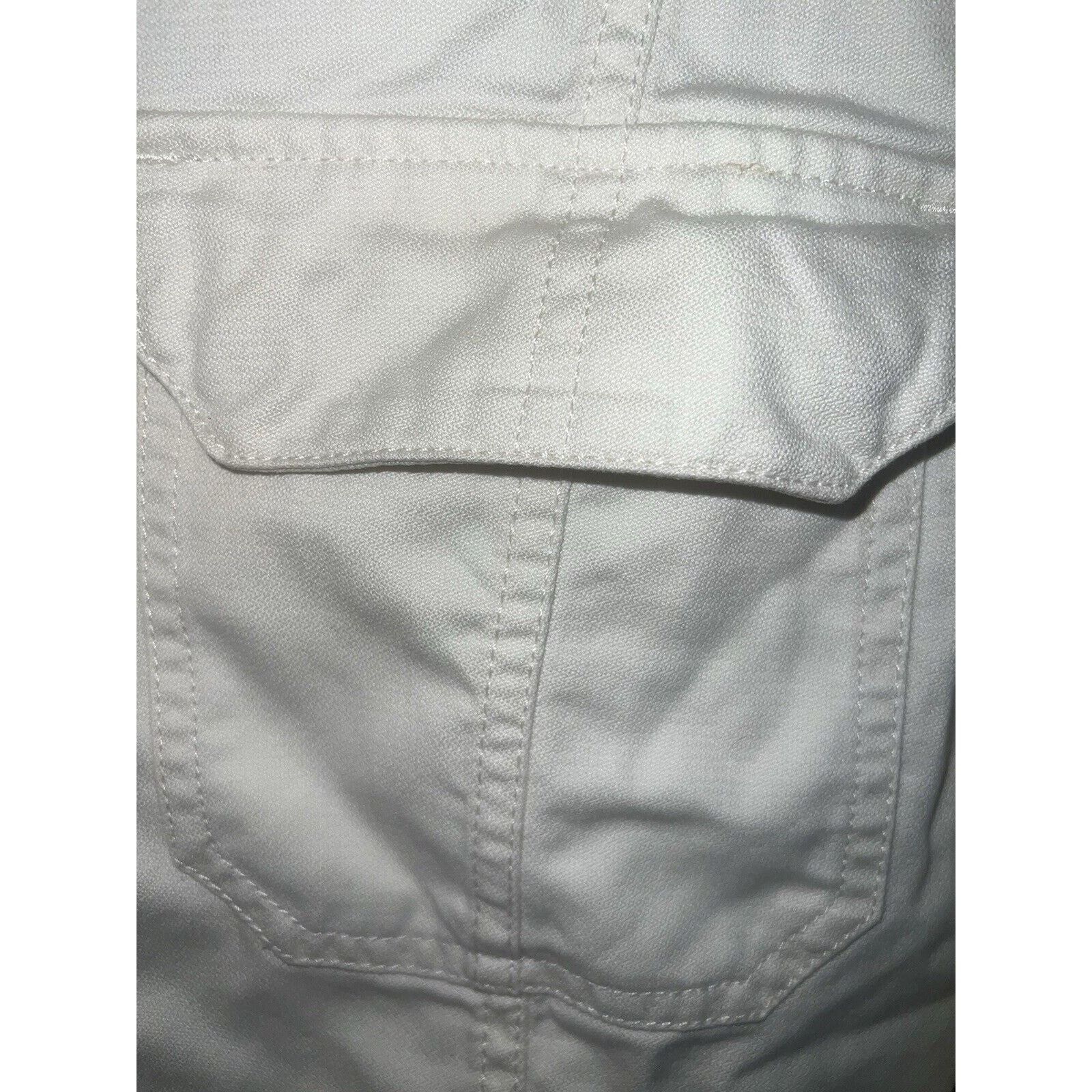 Tommy Jeans Tommy Hilfiger Trucker Denim Jacket White Womens Large Chore Size L / US 10 / IT 46 - 6 Thumbnail