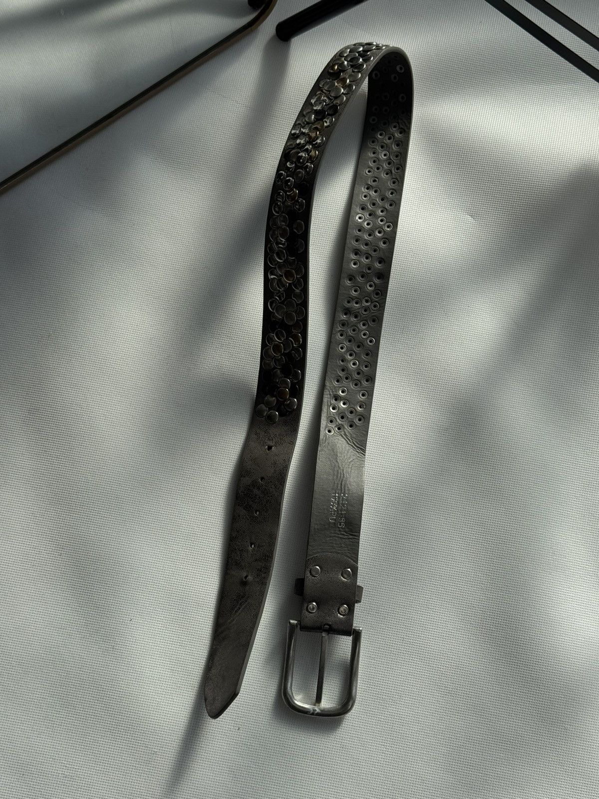 Hysteric Glamour Vintage Belts Y2K Rhinestones Punk leather belt Japanese Size ONE SIZE - 13 Thumbnail