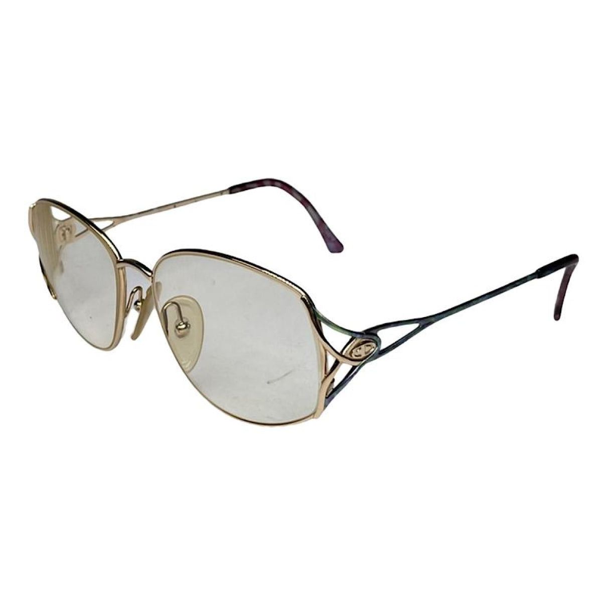 Dior Gold Metal Sunglasses Size ONE SIZE - 1 Thumbnail