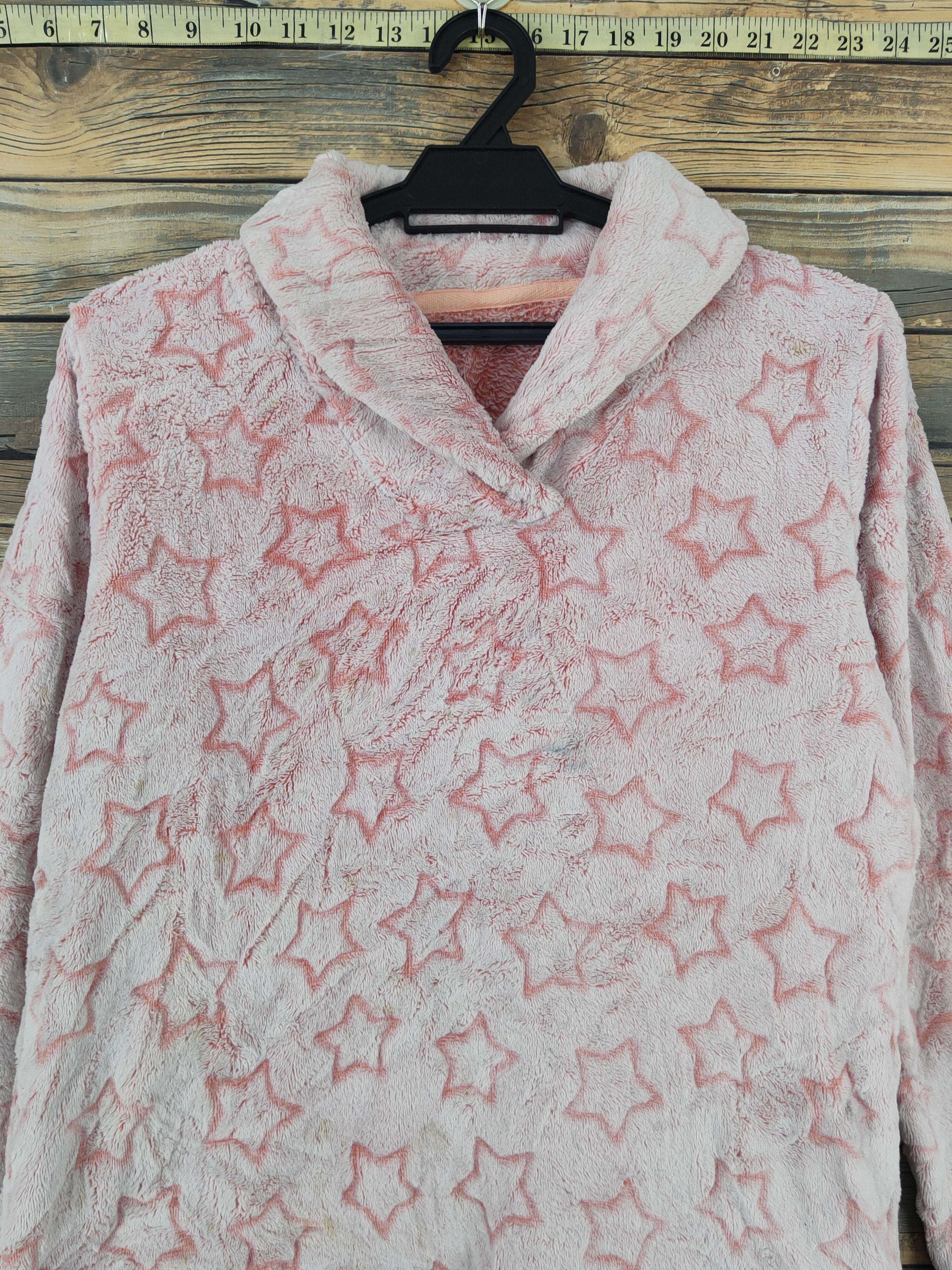 GU × Vintage GU White Red Fur Mohair Vintage Sweatshirts Size M / US 6-8 / IT 42-44 - 2 Thumbnail