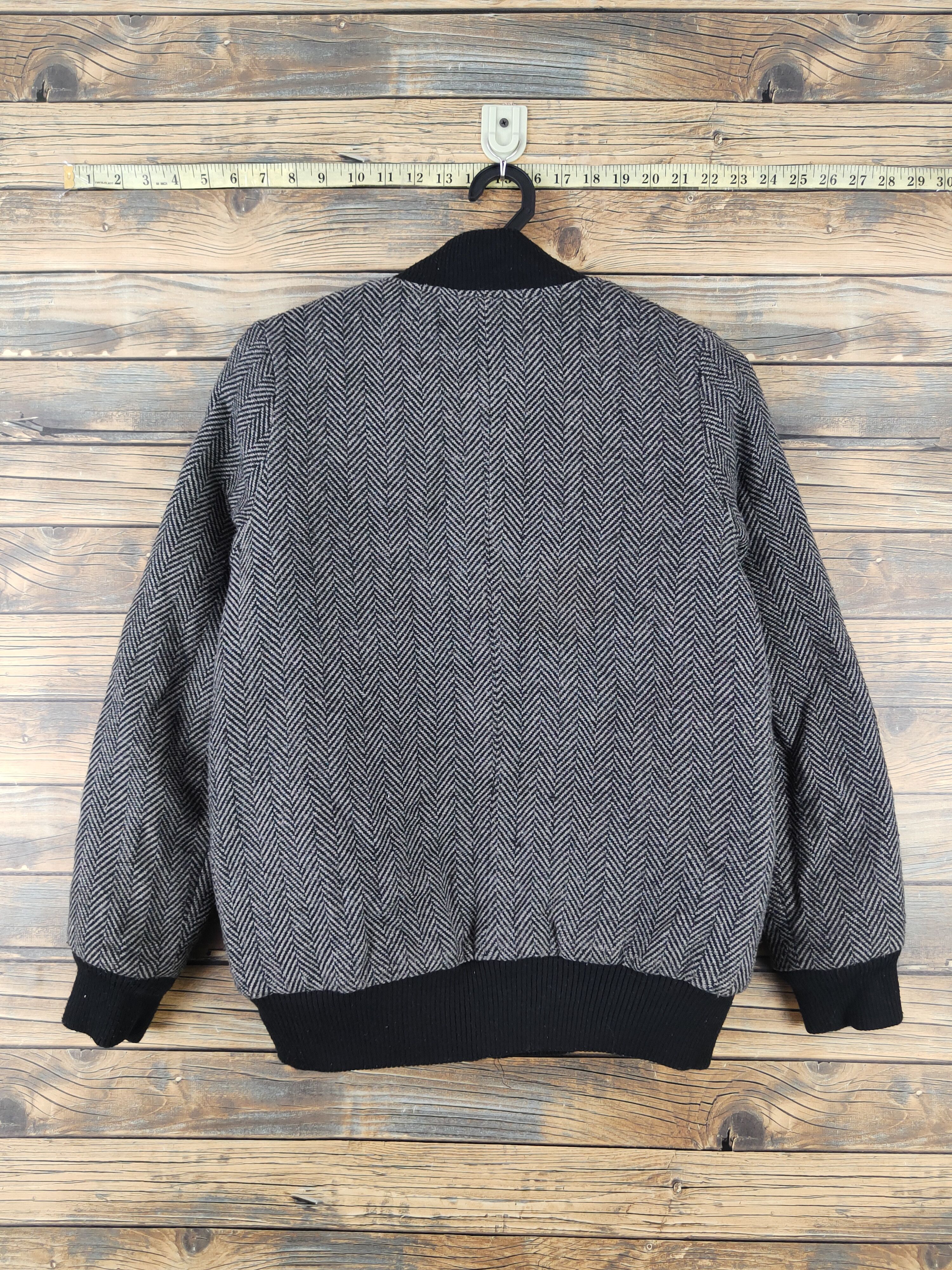 Japanese Brand Cecil McBee Gray Black Wool Jackets #W2244 Size US S / EU 44-46 / 1 - 7 Thumbnail