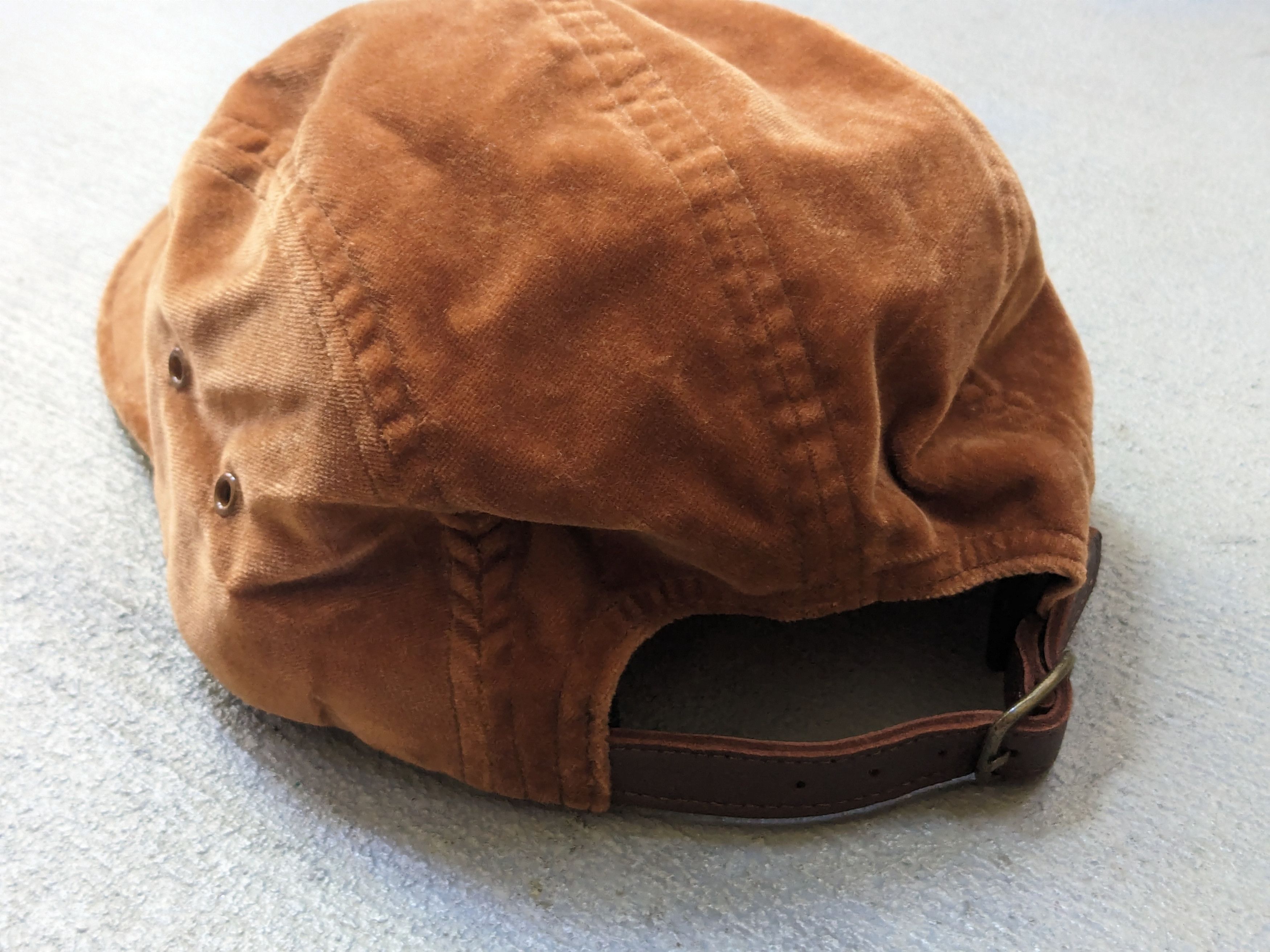 Supreme Supreme Velvet Camp Cap Brown Hat 5 Panel Velour BOGO SS16 Size ONE SIZE - 8 Thumbnail