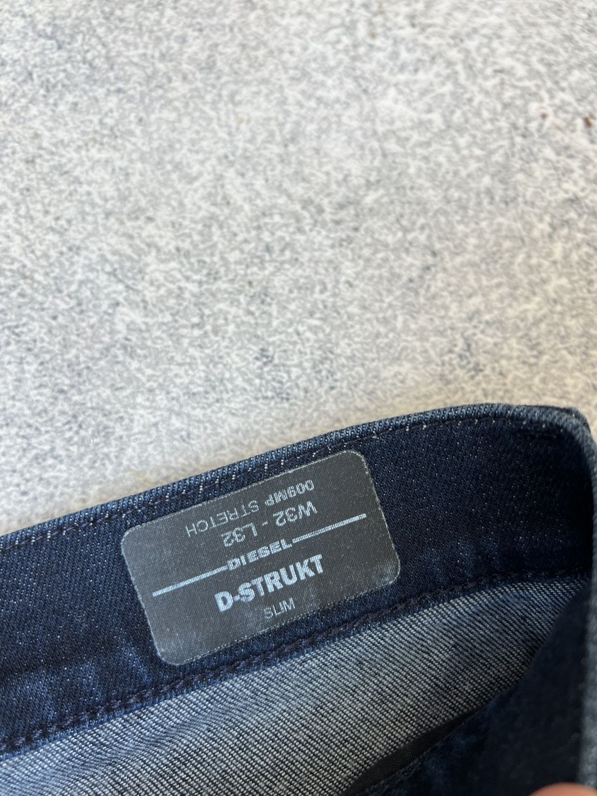 Diesel × Vintage Vintage Diesel D-Strukt Archival Denim Pants Size US 32 / EU 48 - 7 Thumbnail