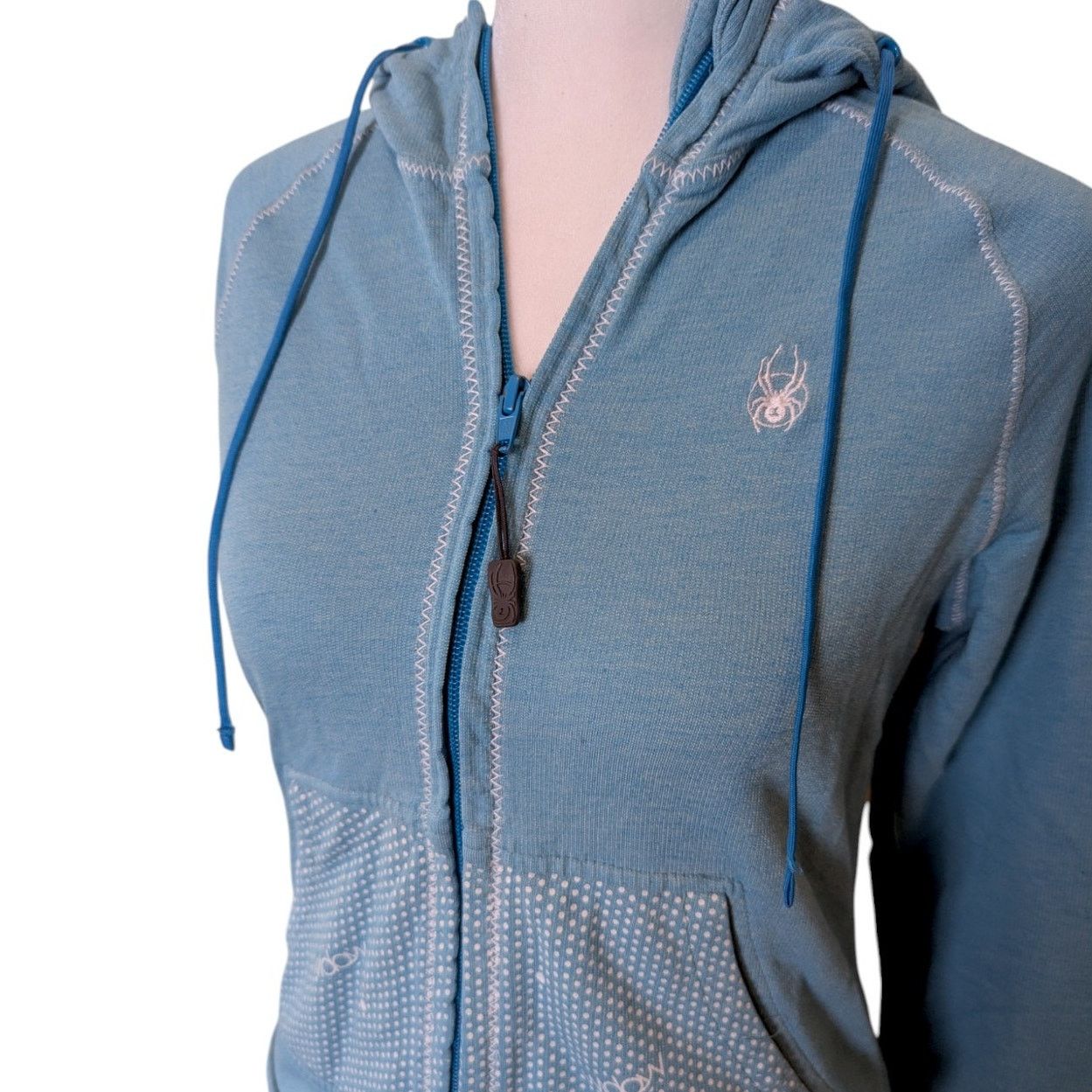 Spyder Spyder Widow Blue Utility Sportswear Zip Up Hoodie Small Size S / US 4 / IT 40 - 2 Thumbnail