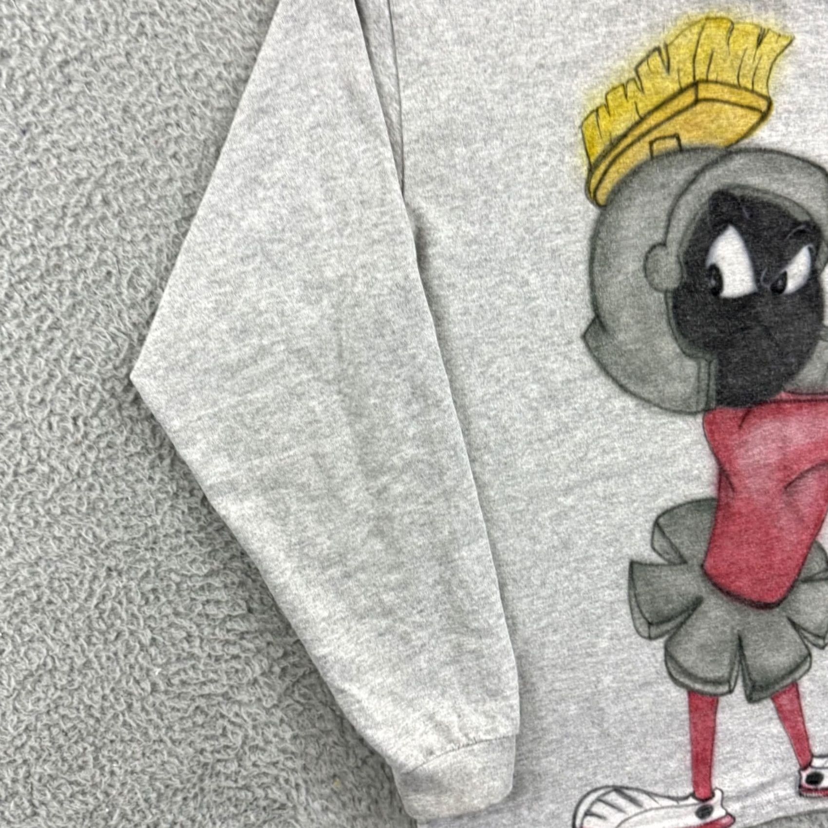 Nike VINTAGE Nike Marvin The Martian Shirt Mens Small 90s Gray Looney Tunes Cartoon Size US S / EU 44-46 / 1 - 4 Thumbnail