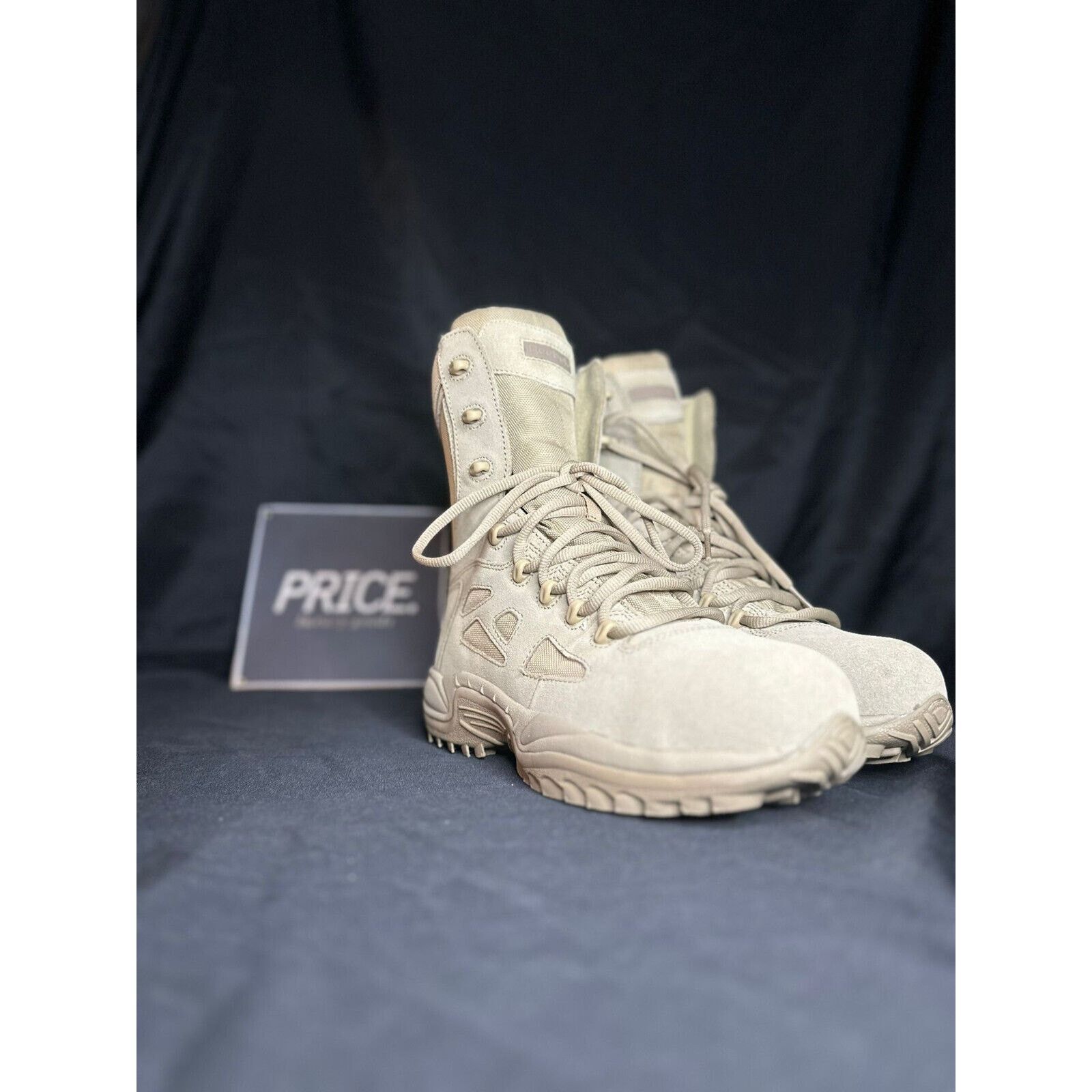 Reebok SIZE 10 MENS REEBOK RAPID RESPONSE BOOTS RB8894 DESERT TAN Size US 10 / EU 43 - 1 Thumbnail