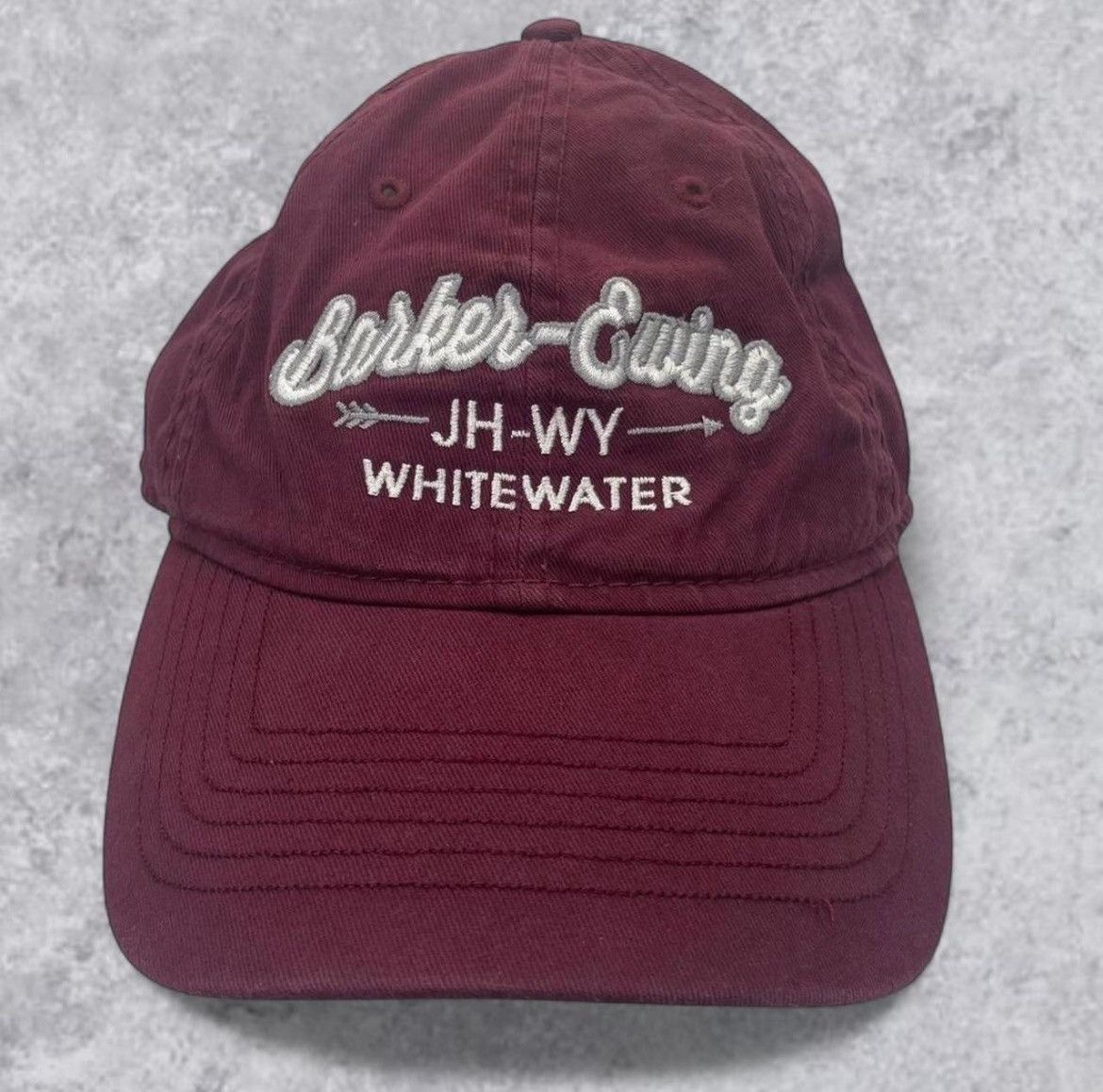 Other Barker-Ewing JH-WY Whitewater Maroon Baseball Cap OURAY Size ONE SIZE - 1 Thumbnail