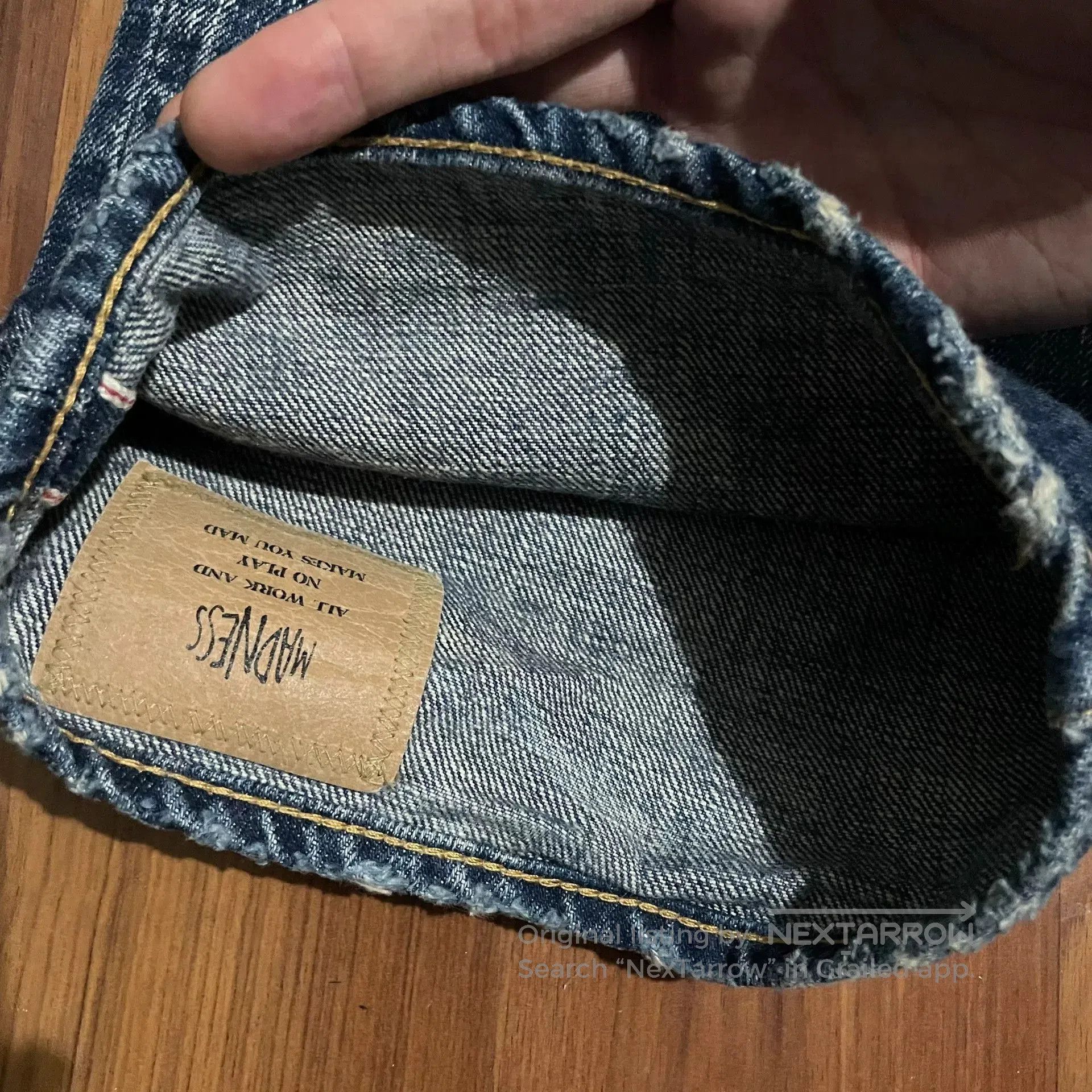 Madness MADNESS 21AW Knife Cut 3.0 Jeans. Size US 32 / EU 48 - 7 Thumbnail