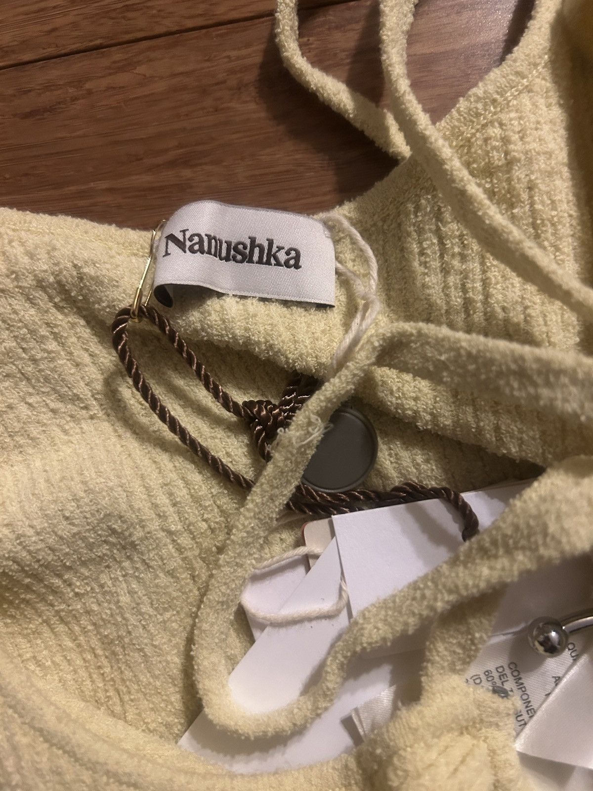Nanushka NANUSHKA Amra Organic Cropped Cotton-blend chenille Top Size M / US 6-8 / IT 42-44 - 7 Thumbnail