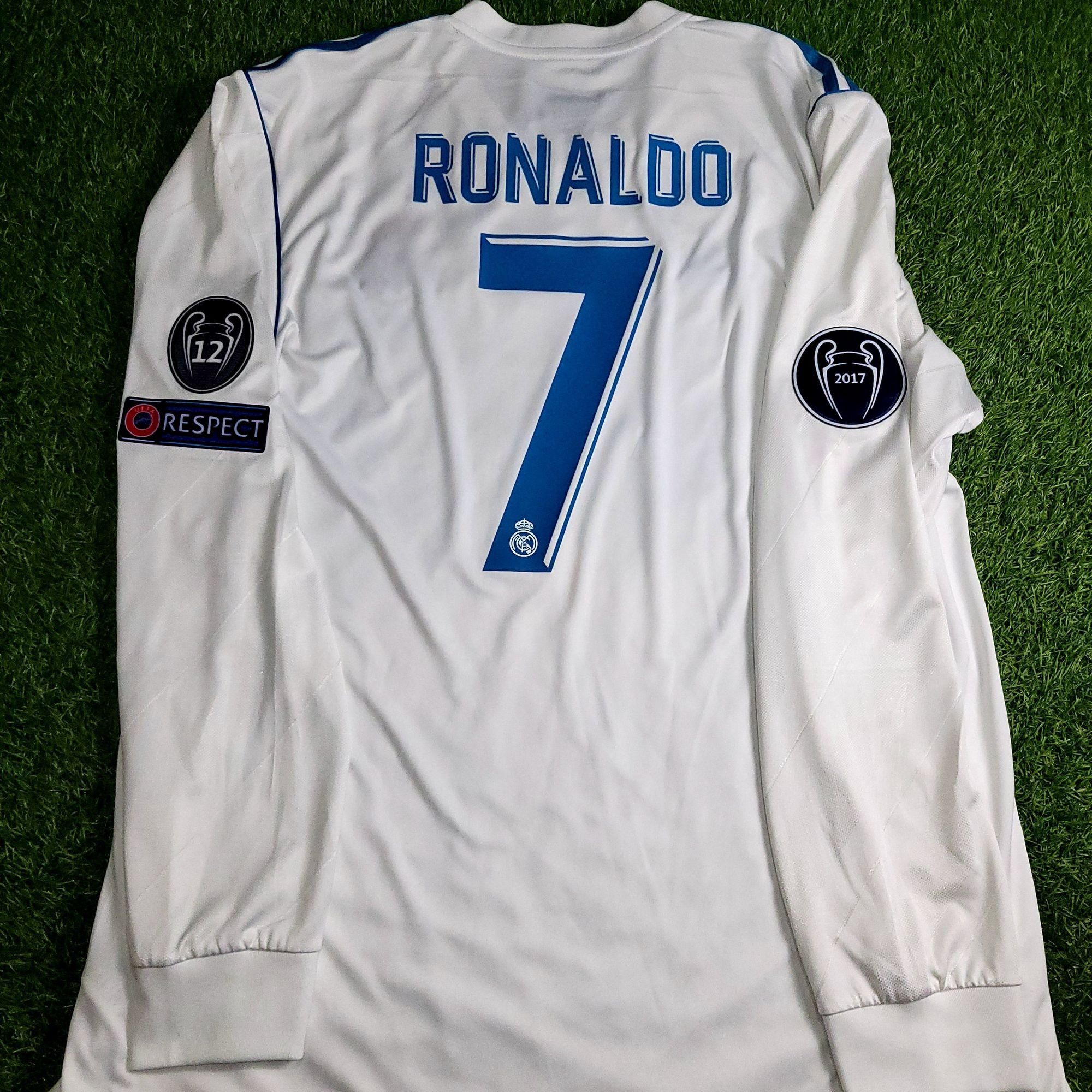 Adidas Ronaldo Real Madrid 2017 2018 LAST GAME Soccer Jersey XL Size US XL / EU 56 / 4 - 1 Thumbnail
