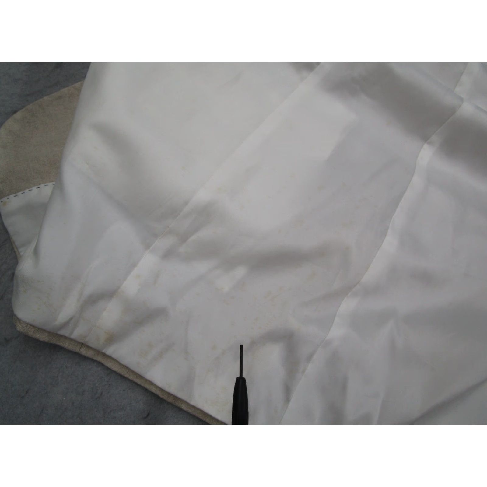 Vintage Vintage Shakur Olla Mens 42 R Beige Linen 3 Button Blazer Sport Coat Size 42R - 7 Thumbnail