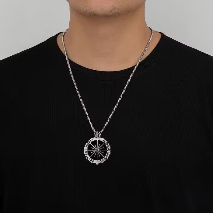 Japanese Brand × Vintage Compass Pendant Necklace Size ONE SIZE - 1 Thumbnail
