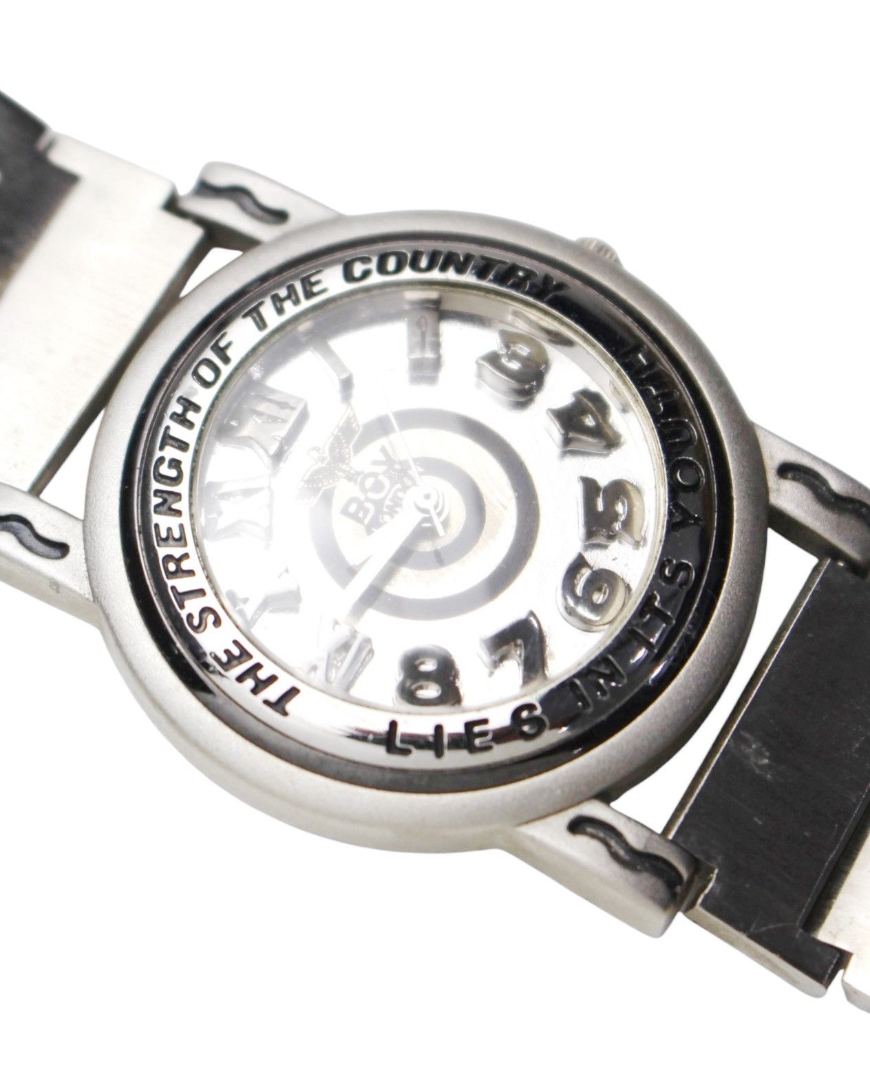 Hysteric Glamour 1990S BOY LONDON “THE STRENGTH OF THE COUNTRY” METAL WATCH Size ONE SIZE - 6 Thumbnail