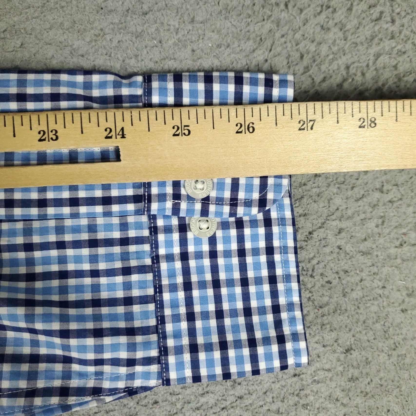 Brooks Brothers Brooks Brothers Shirt Mens XL Blue Check Button-Up Long Sleeve Casual Formal Workwear Colorful Modern Preppy 90s? Size US XL / EU 56 / 4 - 6 Thumbnail