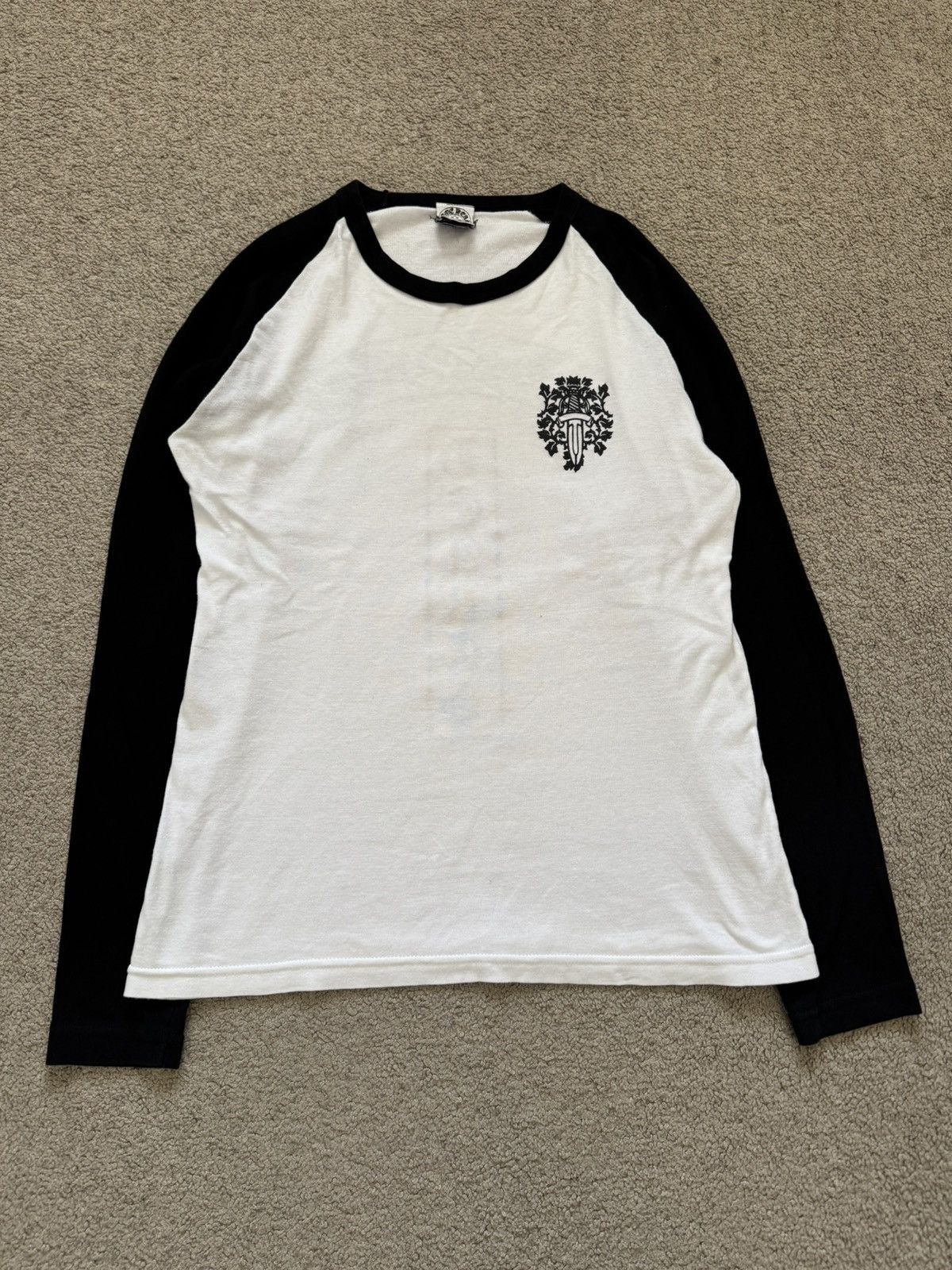 Chrome Hearts Chrome Hearts Baseball Raglan Long Sleeve T-Shirt