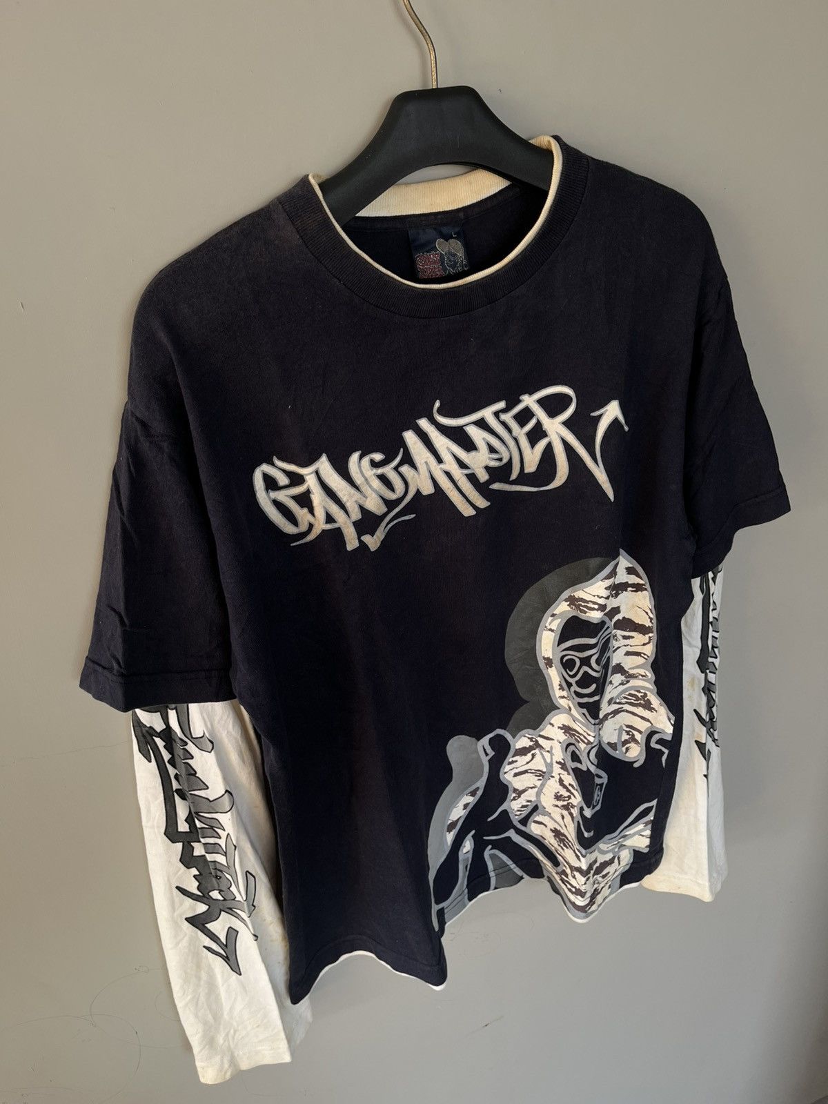 14th Addiction 2000s JAPANESE GRASS HITER POEM DOUBLE LAYER GOTHIC PUNK Y2K Size US L / EU 52-54 / 3 - 6 Thumbnail