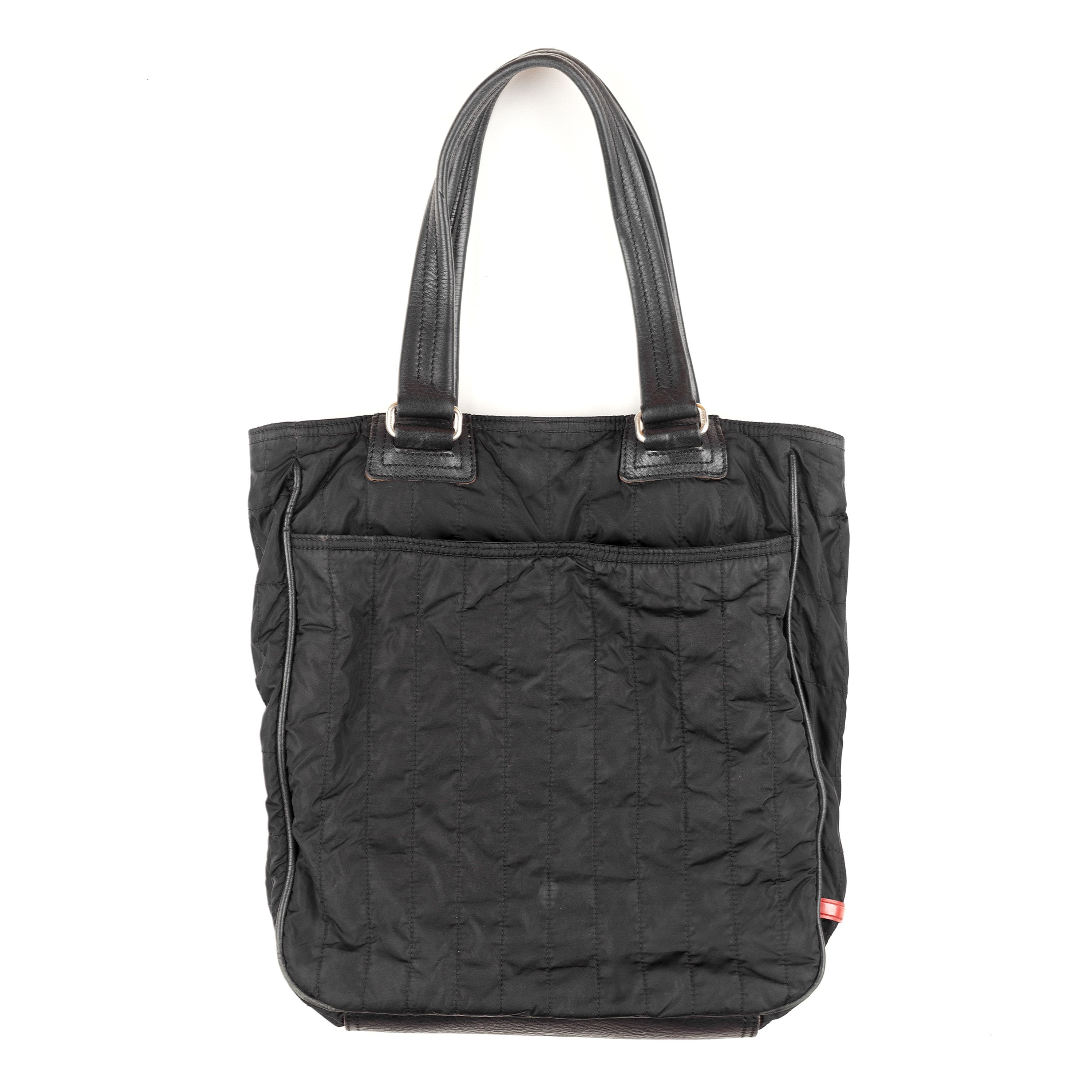 Prada Prada Linea Rossa Tote Black Bag Size ONE SIZE - 2 Thumbnail