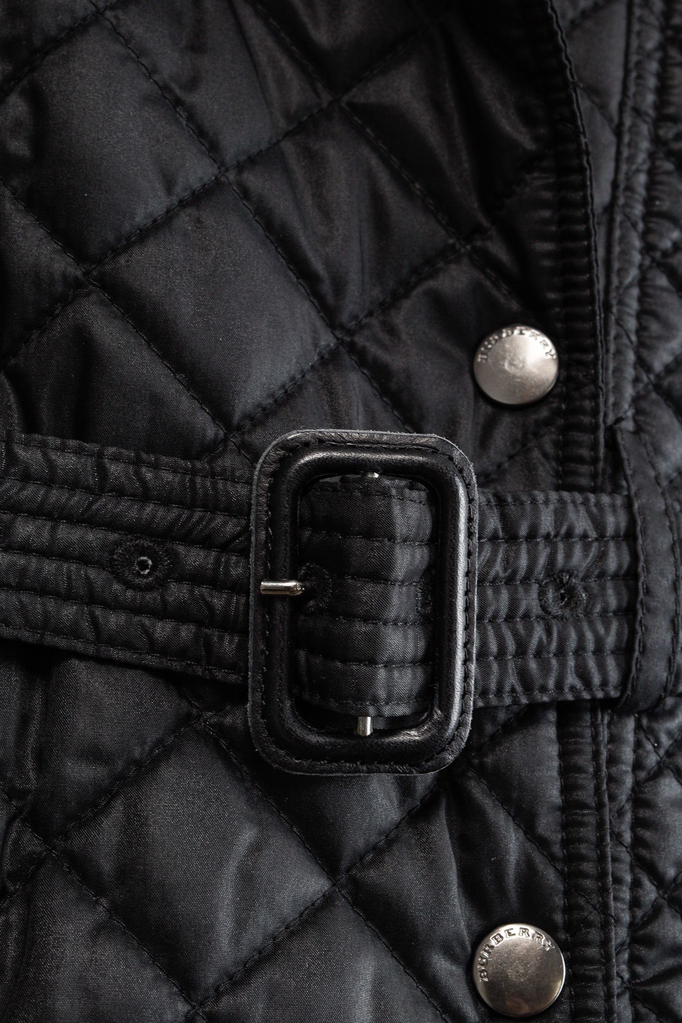 Burberry Burberry Black Quilted Insulated Trench Coat Size XS / US 0-2 / IT 36-38 - 9 Thumbnail