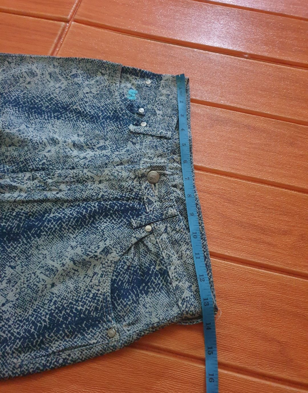 Japanese Brand 💥Wrangler W-girl snake full print japanese pant Size US 27 - 11 Thumbnail
