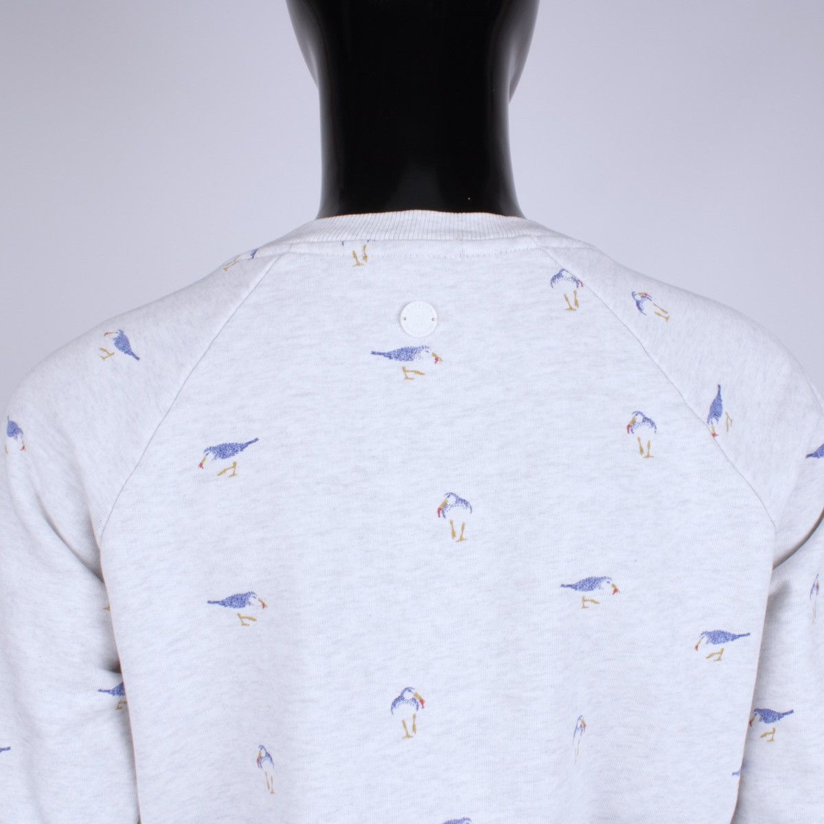 Barbour BARBOUR Langstone Bird Printed Gray Sweatshirt Size S / US 4 / IT 40 - 5 Thumbnail