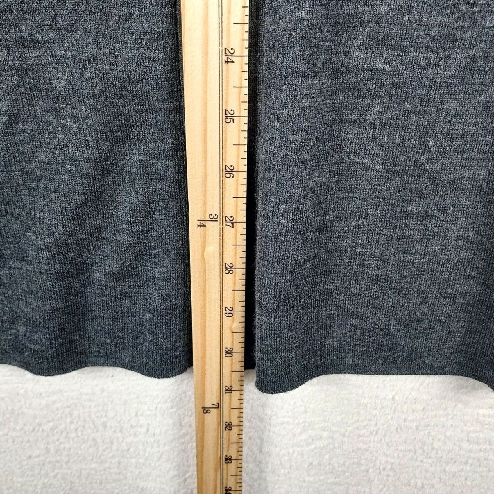 Vintage Adrienne Vittadini Cardigan XS Black Merino Wool Long Open Front Women Regular Classic Sweater Size XS / US 0-2 / IT 36-38 - 5 Thumbnail