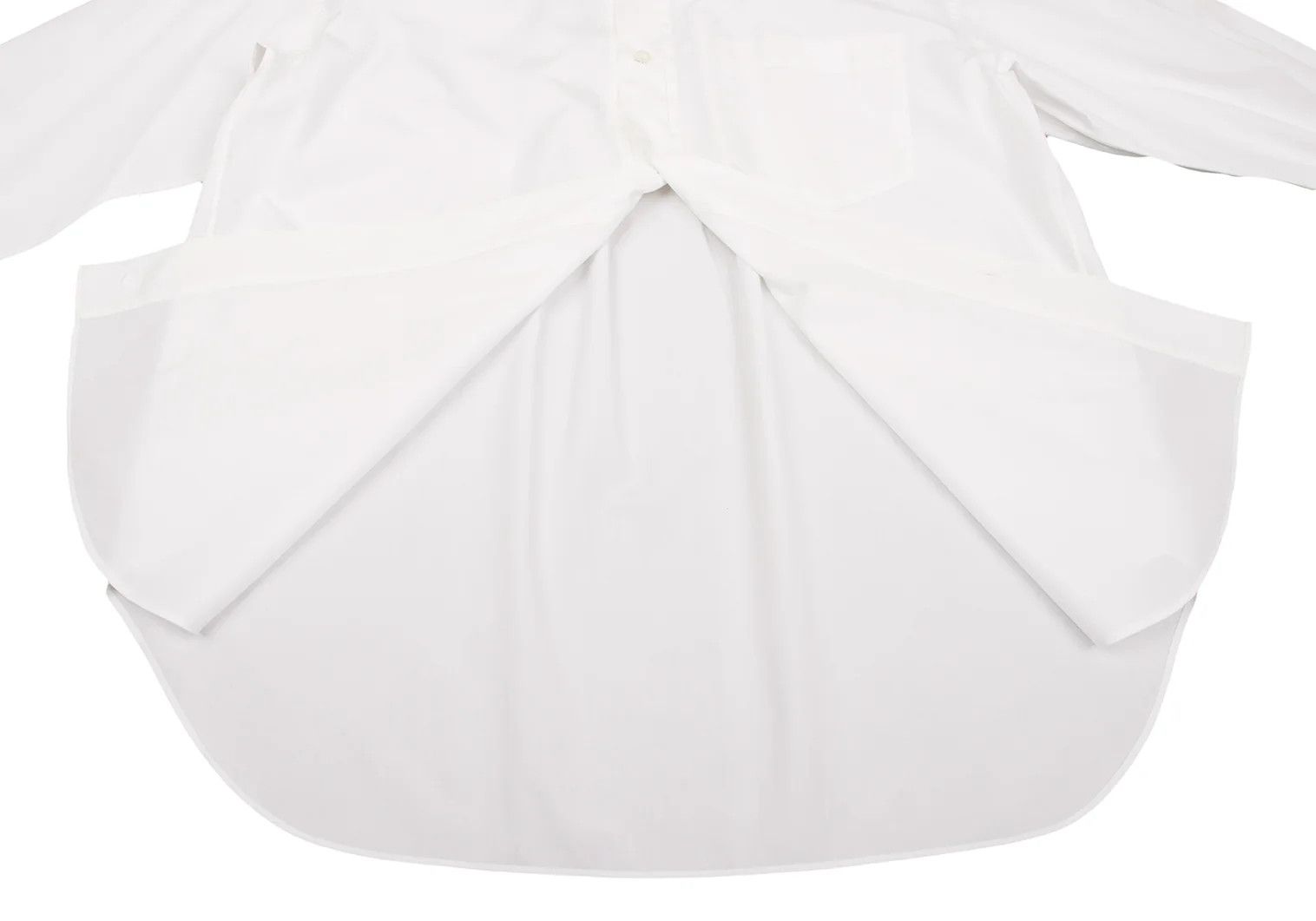 Issey Miyake Front Pleat Shirt in White, Size L Size US L / EU 52-54 / 3 - 10 Thumbnail