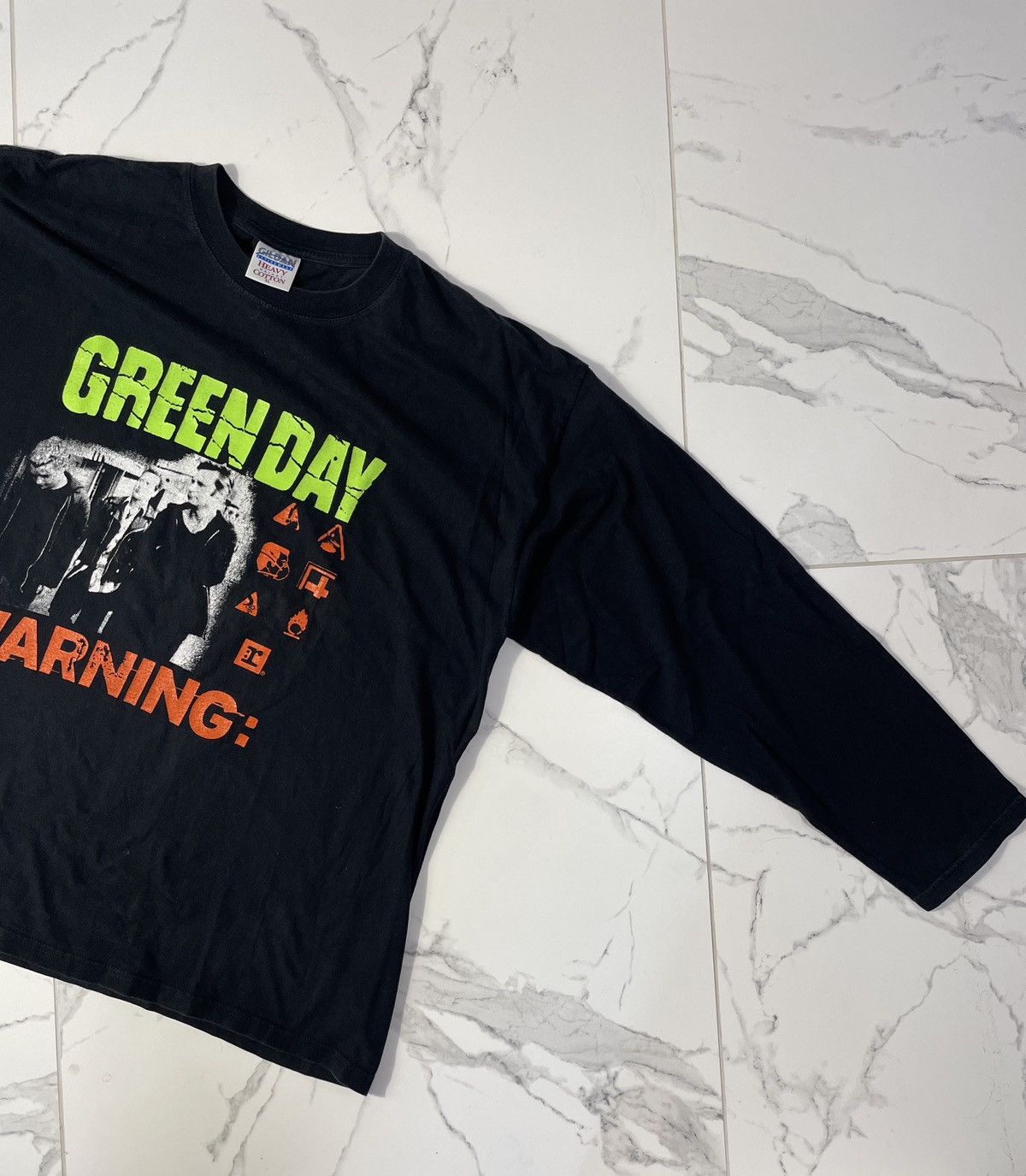 Gildan 2000 Green Day Warning Album Promo Longsleeve Mens Xl Size US XL / EU 56 / 4 - 6 Thumbnail