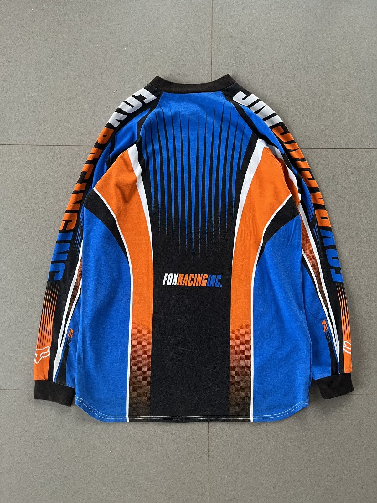 Fox Racing Vintage 90s Fox Racing Motocross Long Sleeve Size US M / EU 48-50 / 2 - 13 Thumbnail