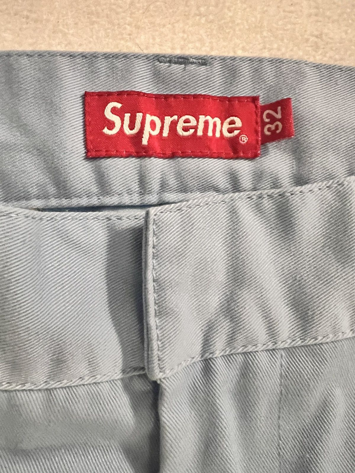 Supreme Supreme Blue Pants Size US 32 / EU 48 - 2 Thumbnail