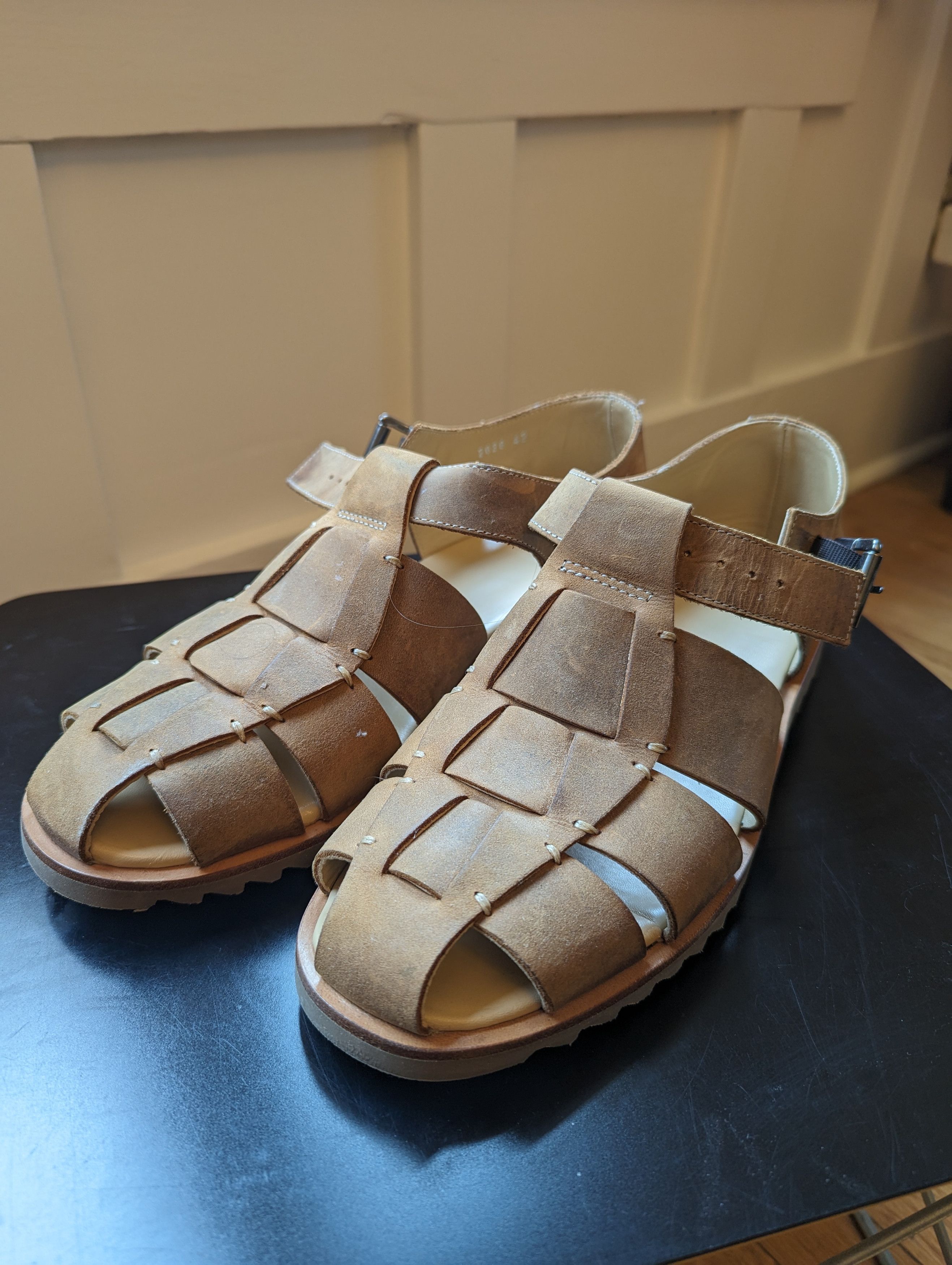 image of Paraboot Pacific Sandal in Cognac/Light Brown, Men's (Size 9)