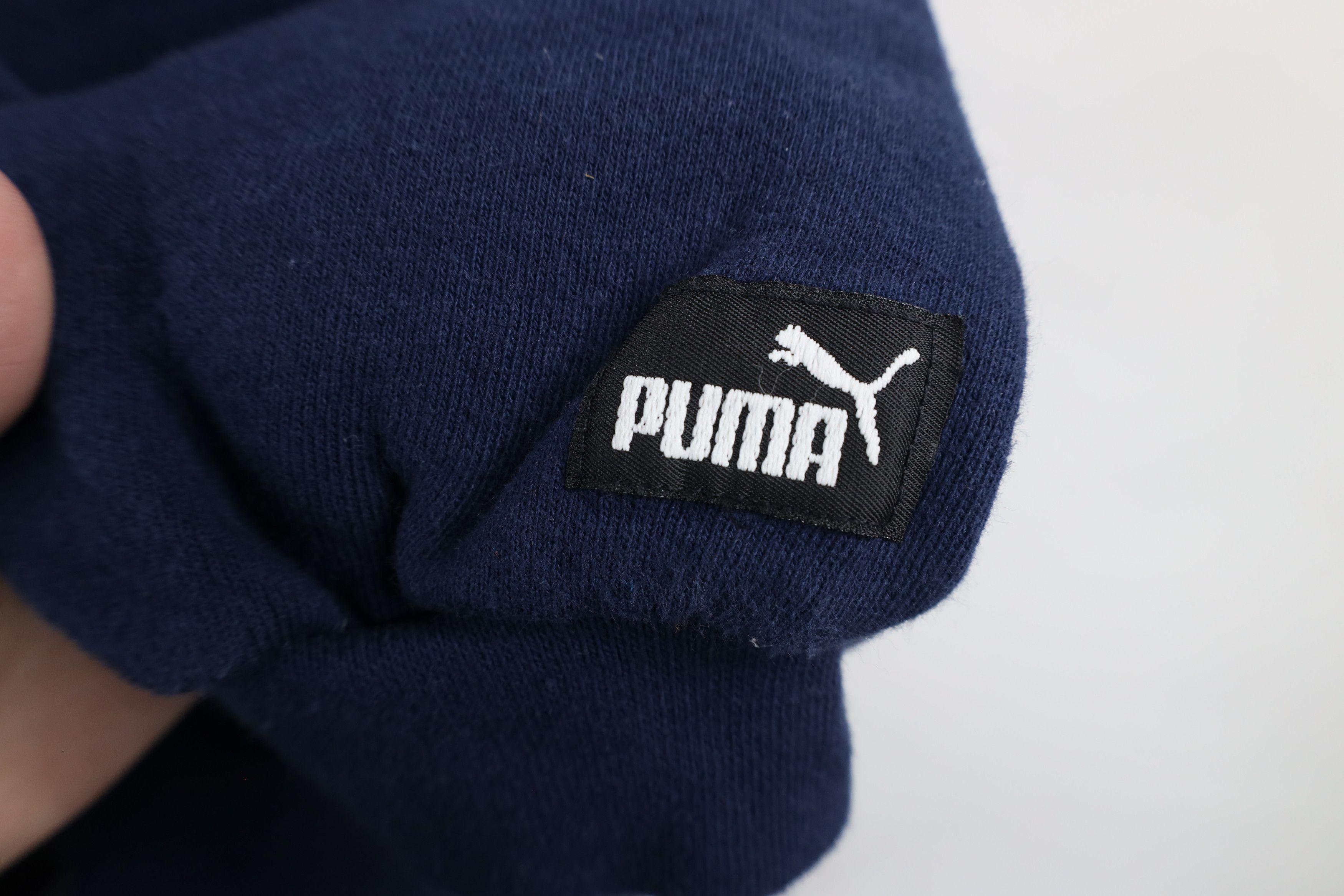 Puma × Vintage Vintage 90s Puma University of Michigan Crewneck Sweatshirt Size US L / EU 52-54 / 3 - 6 Thumbnail