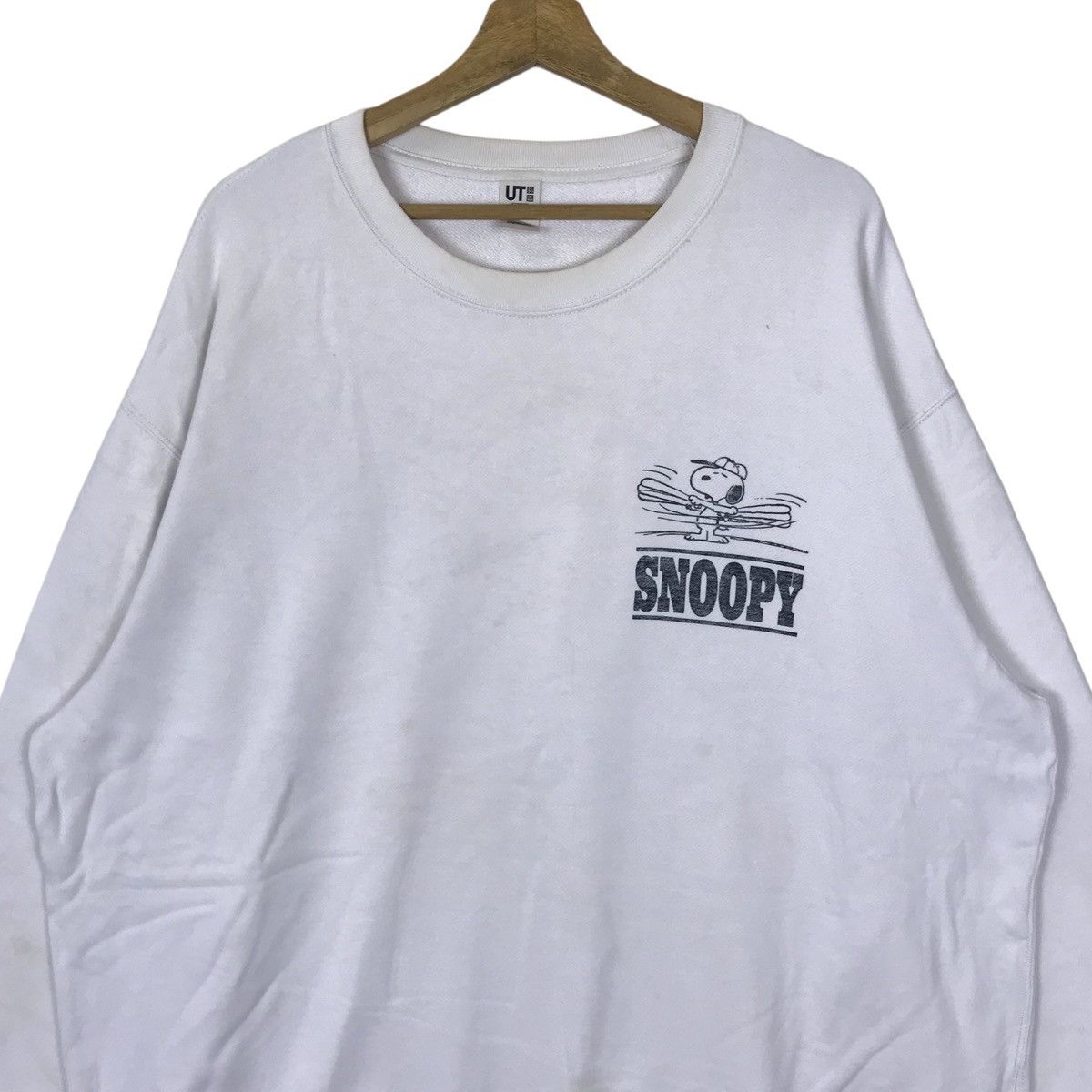 Peanuts × Uniqlo Uniqlo X Peanuts Snoopy Pullover Jumper Sweatshirt Size US XXL / EU 58 / 5 - 2 Thumbnail