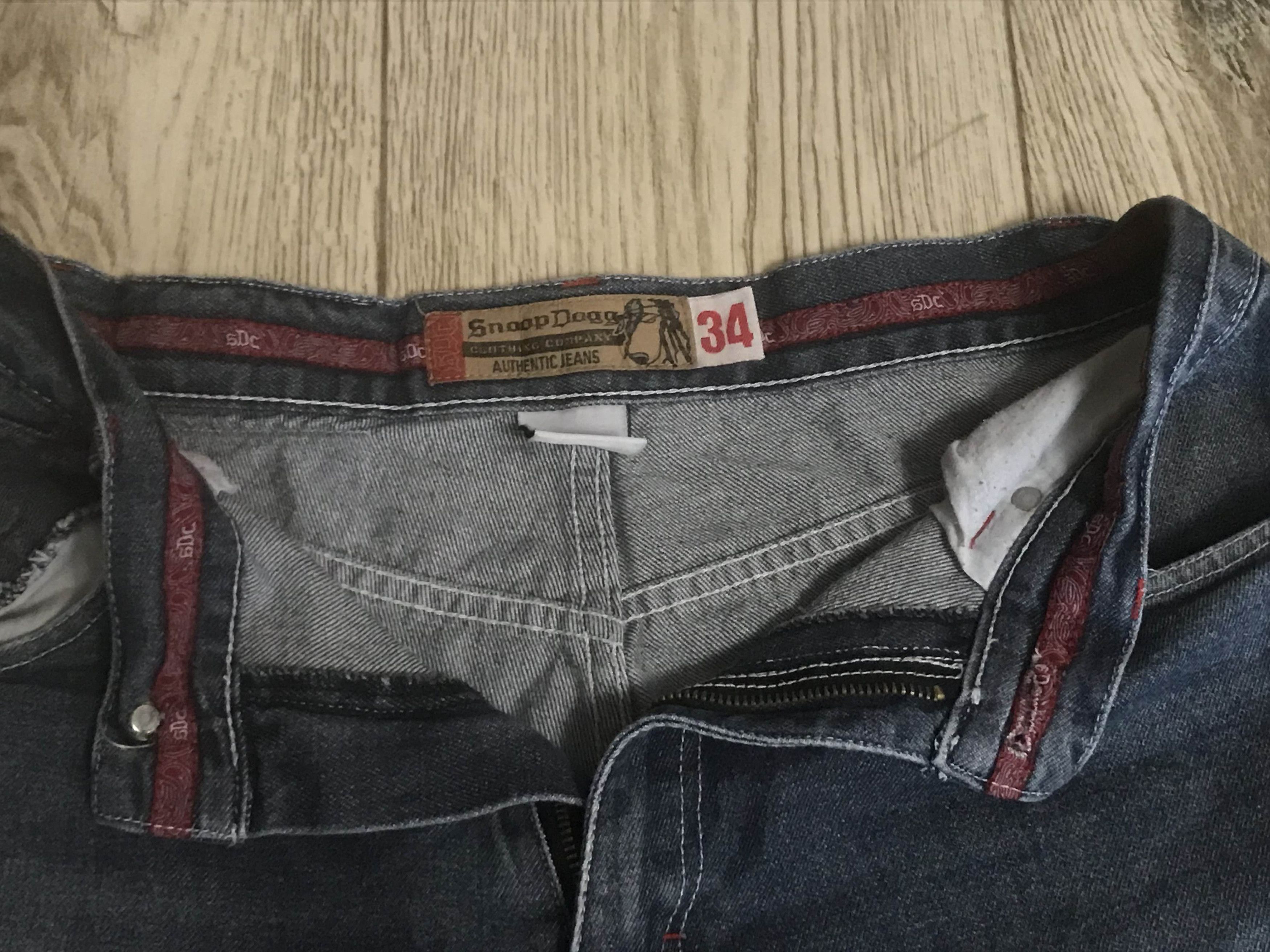 Snoop Dogg Snoop Dogg Y2K Baggy Jeans Rare Graphic Pocket, 34 Size US 34 / EU 50 - 8 Thumbnail